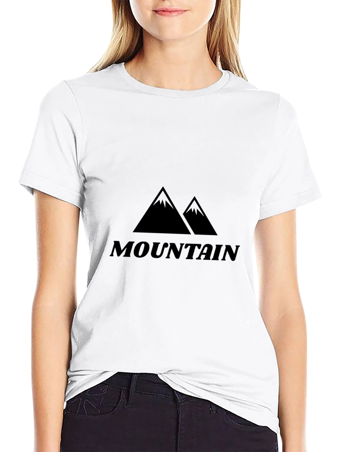 Black Mountain Graphic T-Shirt - Black view 9