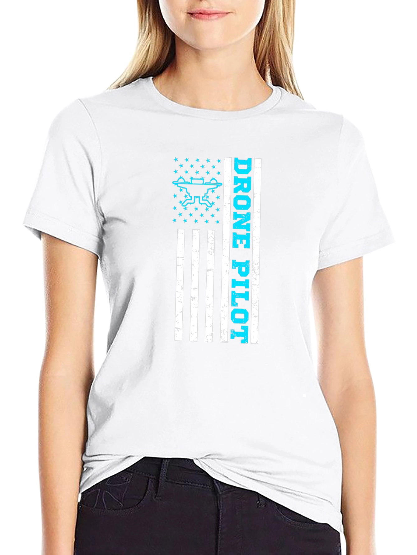 Drone Pilot T-Shirt - American Flag Design - 9