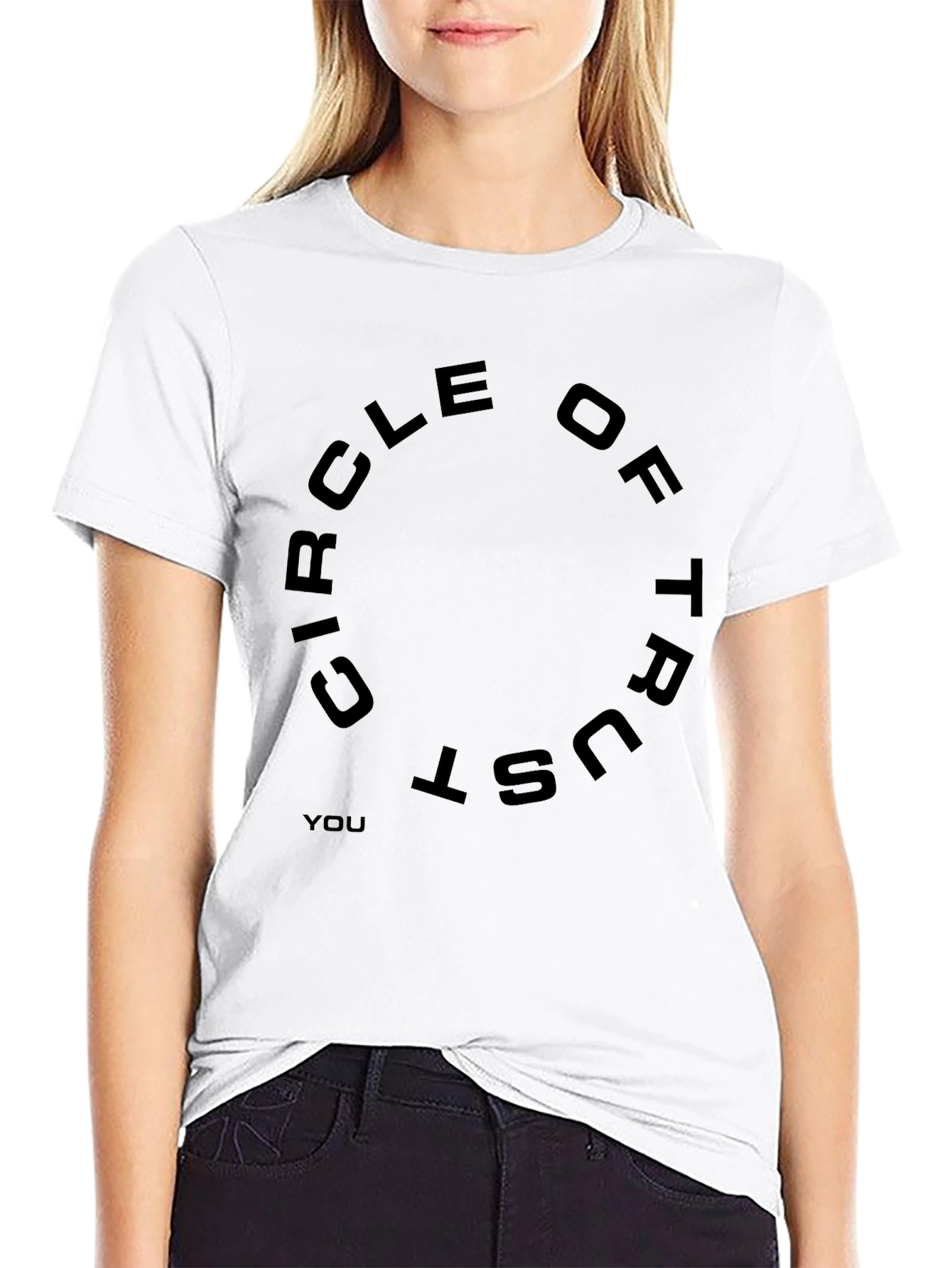 Black Circle of Trust Tee - Premium Soft Cotton view 9