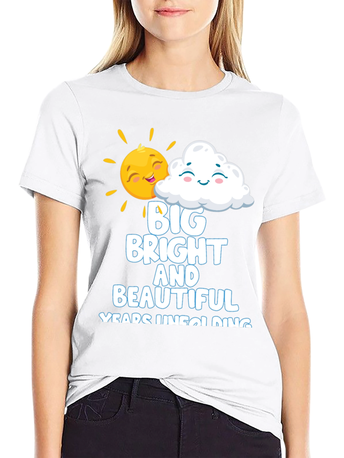 Black Big Bright & Beautiful Graphic T-Shirt view 9