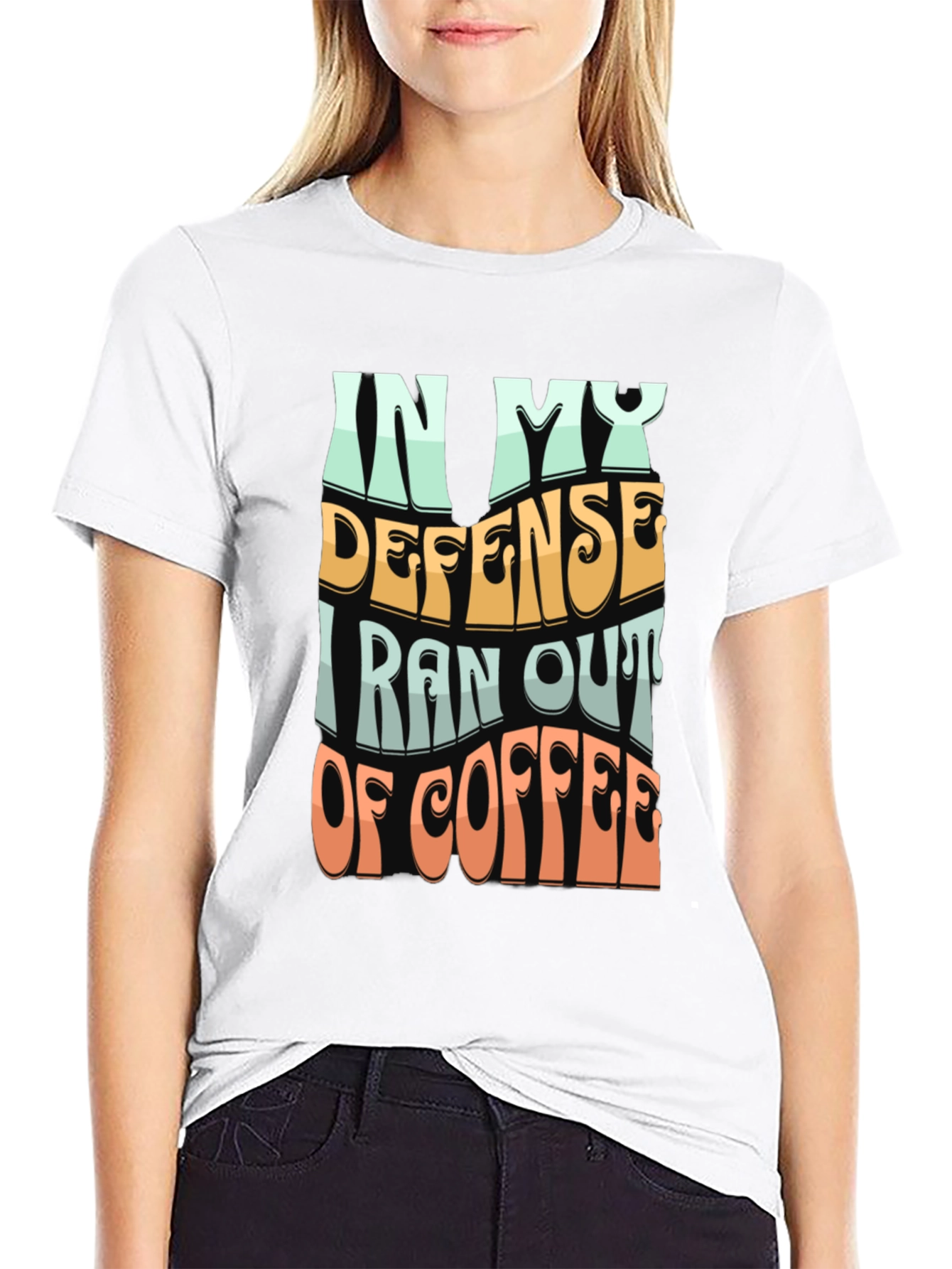 Black Coffee Lover's Tee: In My Defense view 9