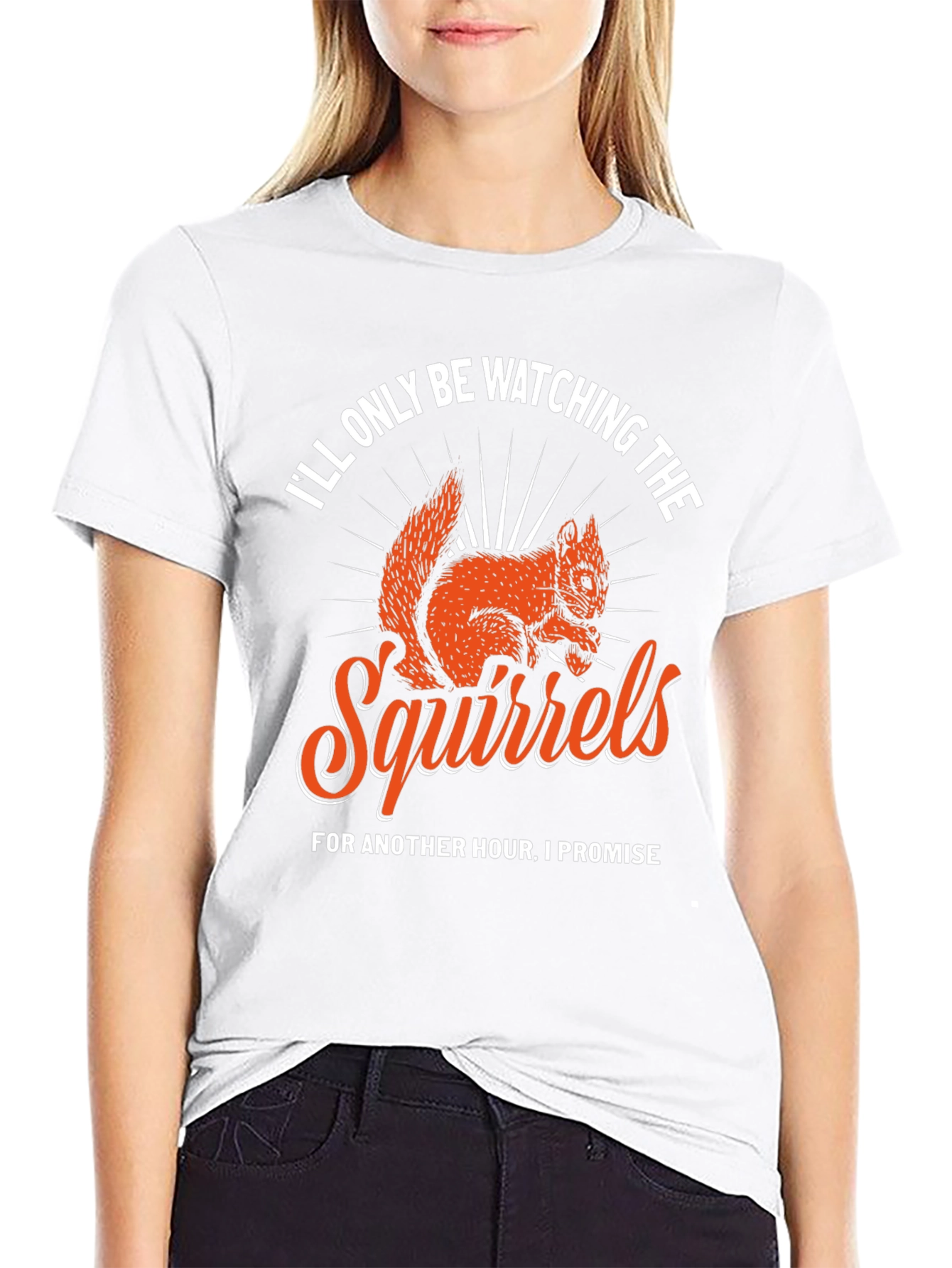Black Squirrels T-Shirt - I'll Only Be Watching view 9
