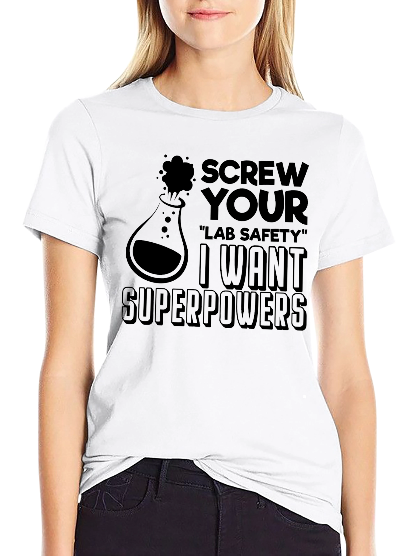 Black Screw Lab Safety T-Shirt view 9