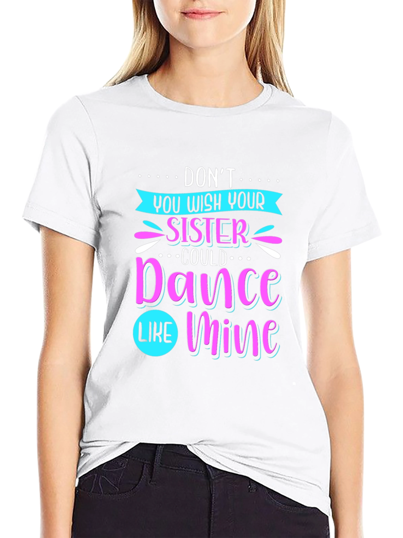 Black Dance Sister Graphic Tee - Black T-Shirt view 9
