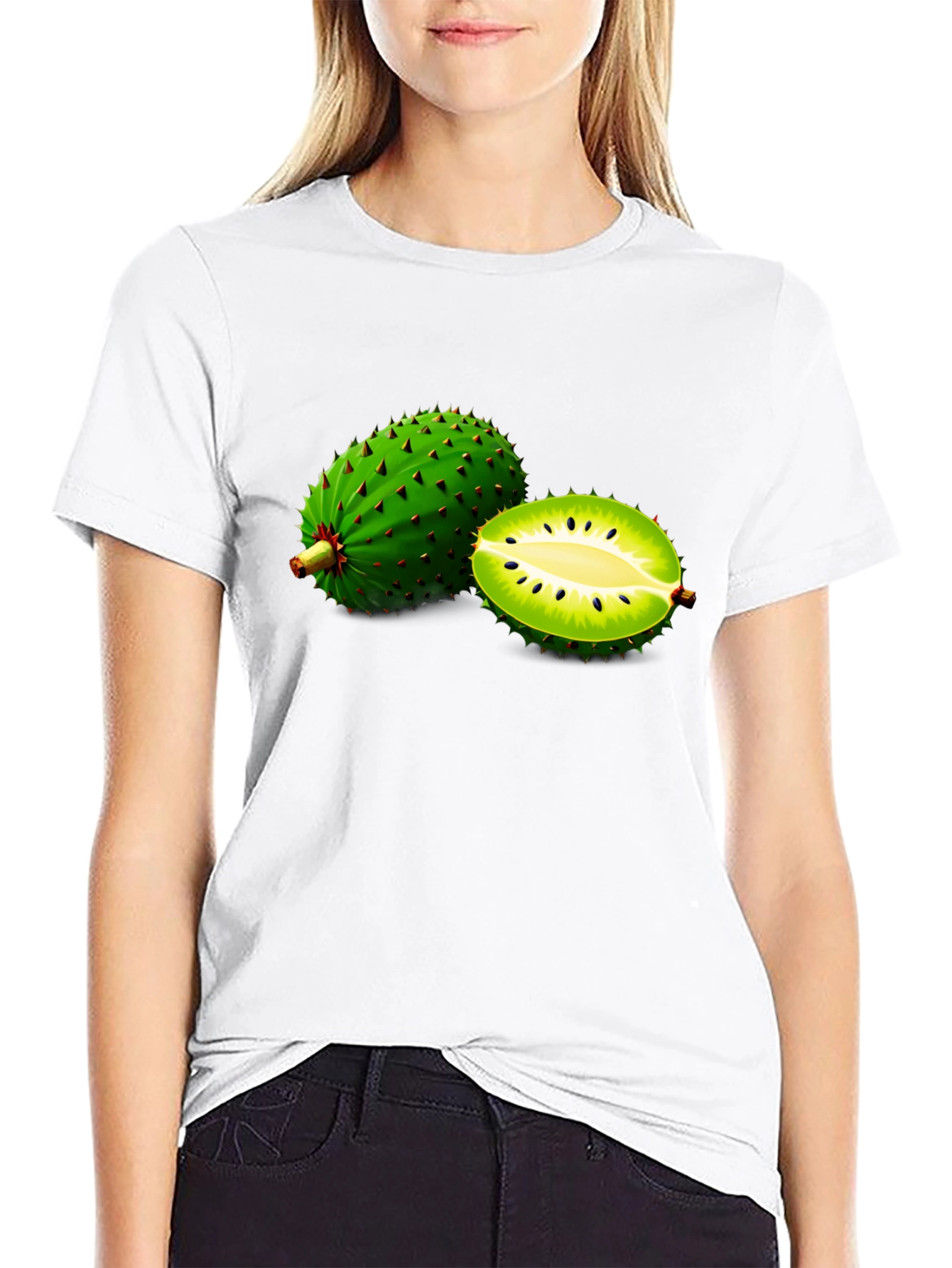 Black Soursop Fruit Graphic Tee - Unique Design! view 9