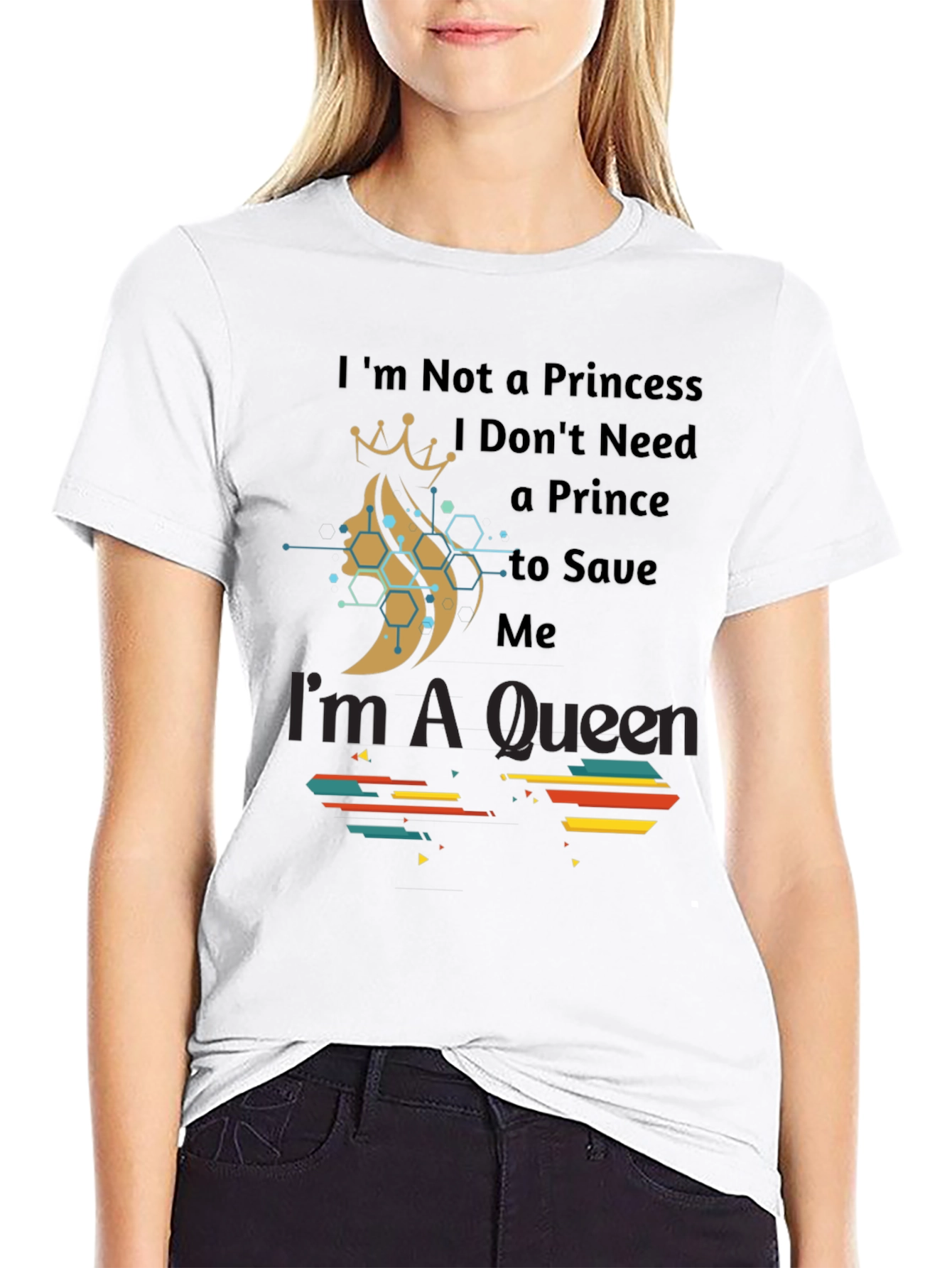 Black Queen Graphic Tee - Empowering Women's Fashion view 9
