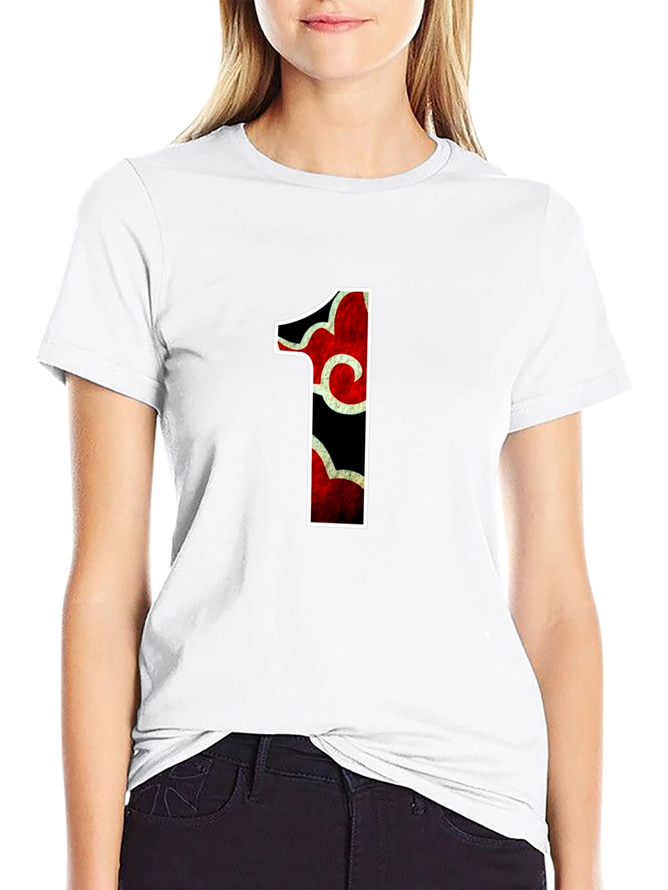 Number One Graphic Print T-Shirt - 9