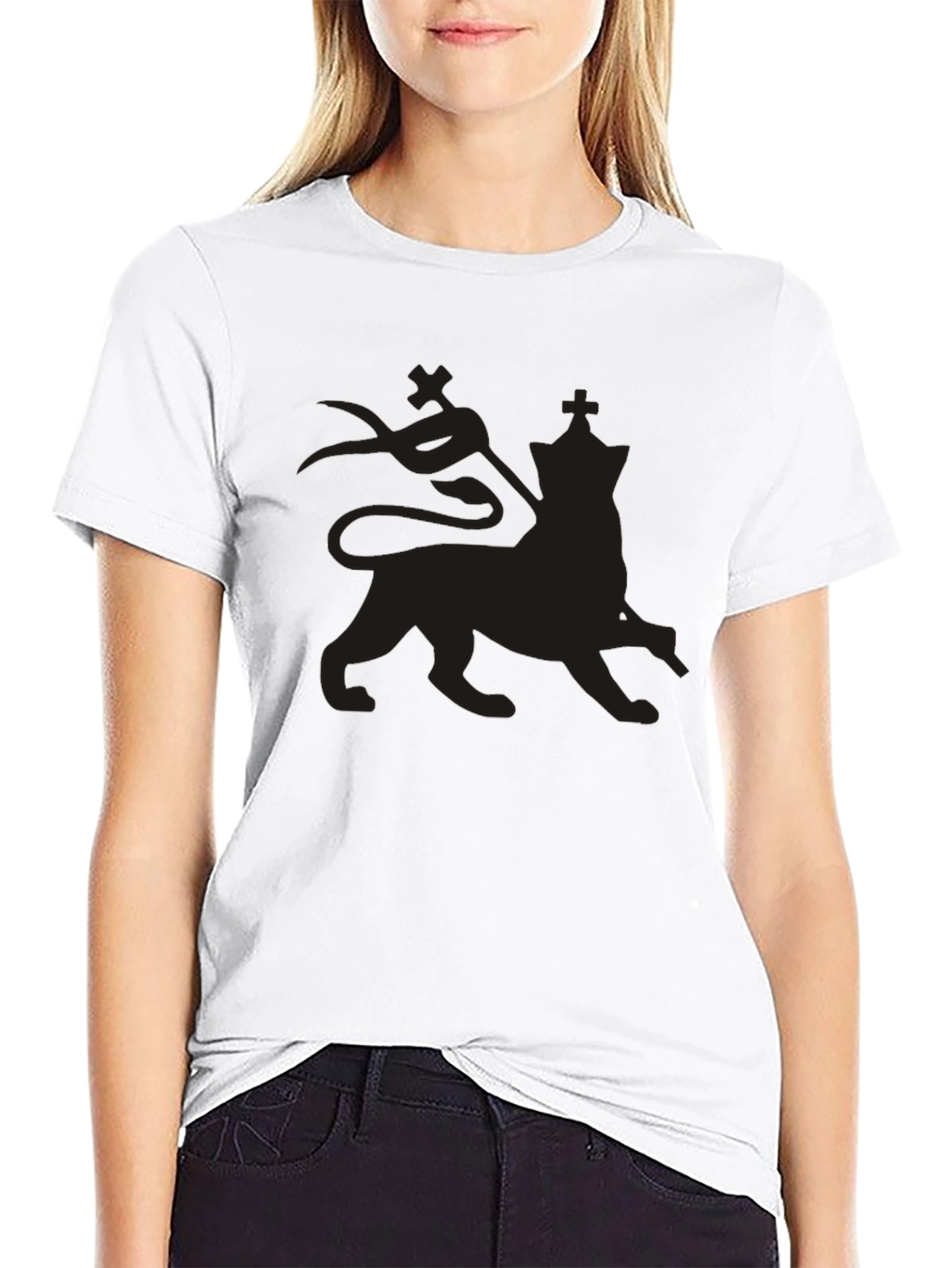 Black Black Lion T-Shirt - Reggae Inspired Style view 9