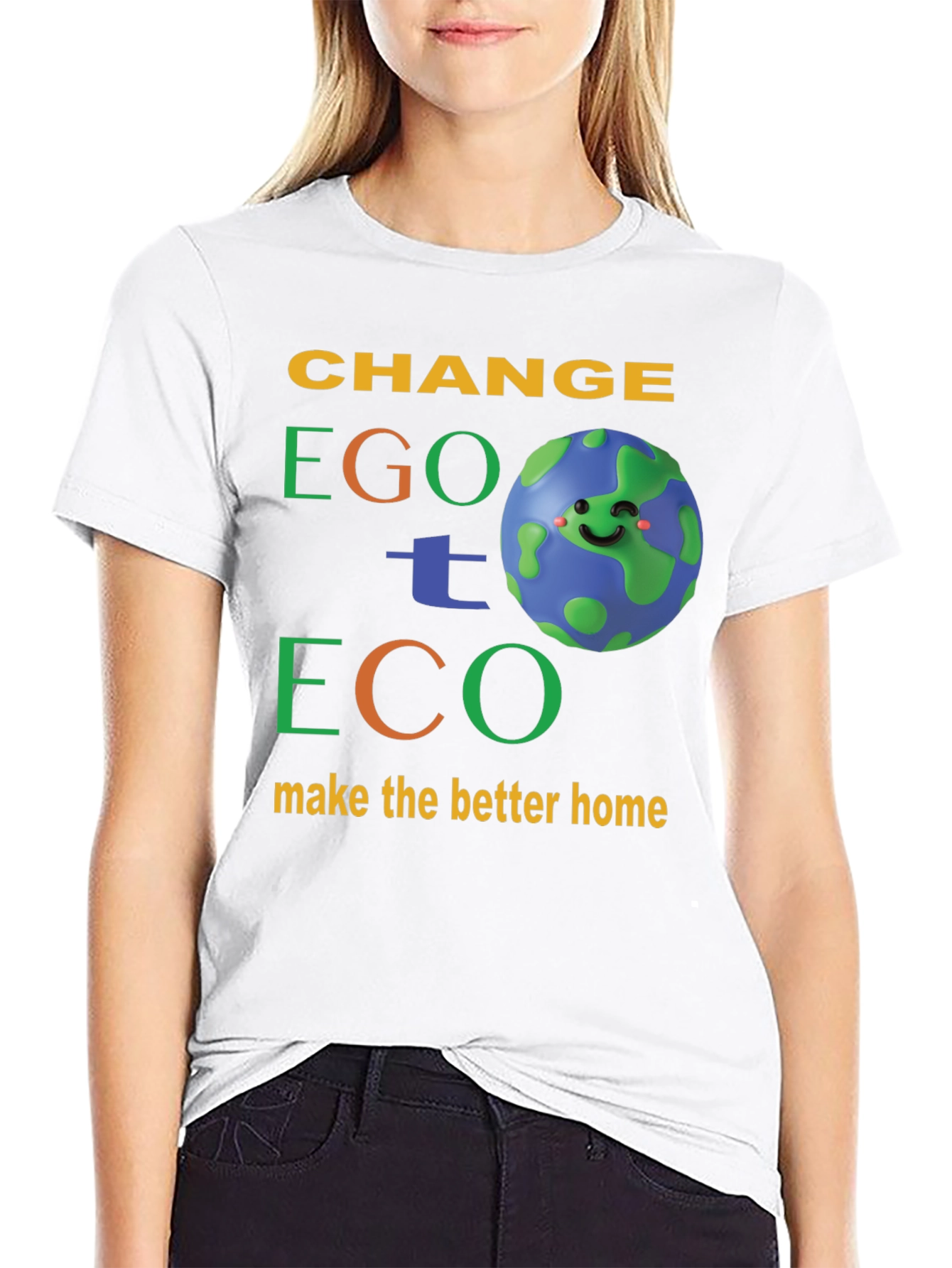 Change Ego to Eco Graphic T-Shirt - 9