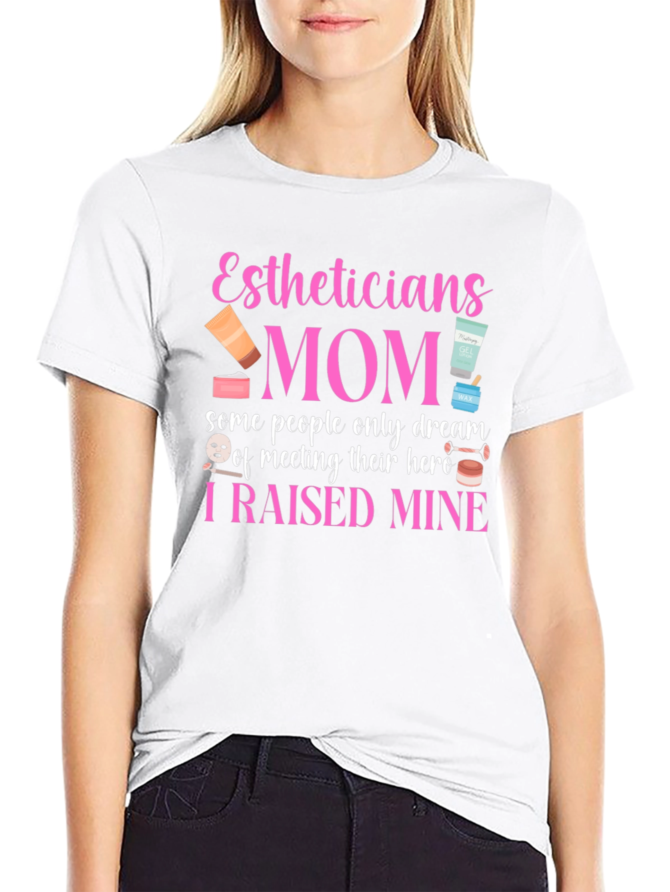 Esthetician Mom Graphic T-Shirt - 9