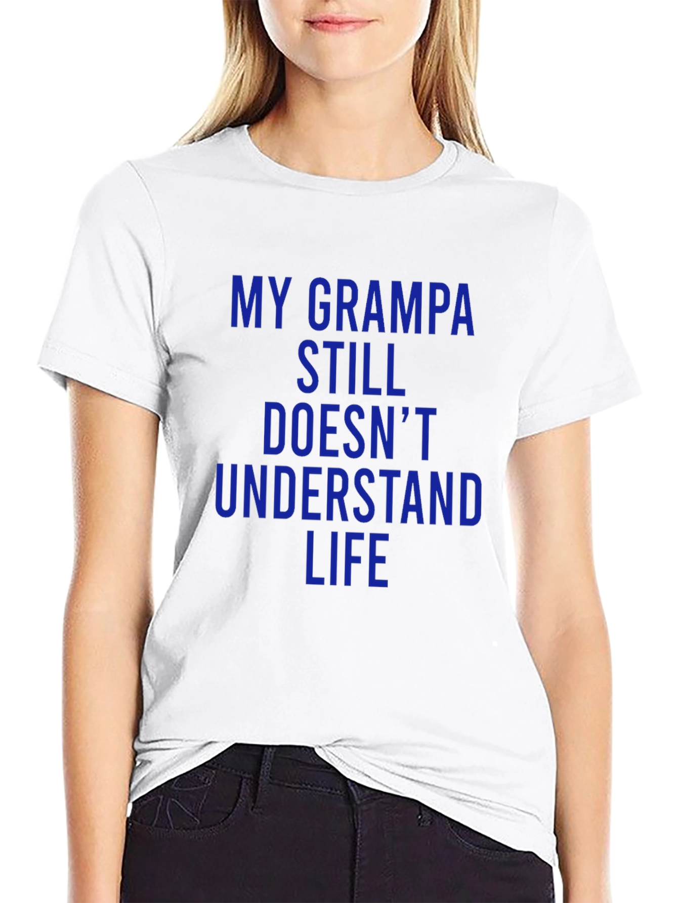 Black My Grampa T-Shirt - Funny Novelty Tee view 9