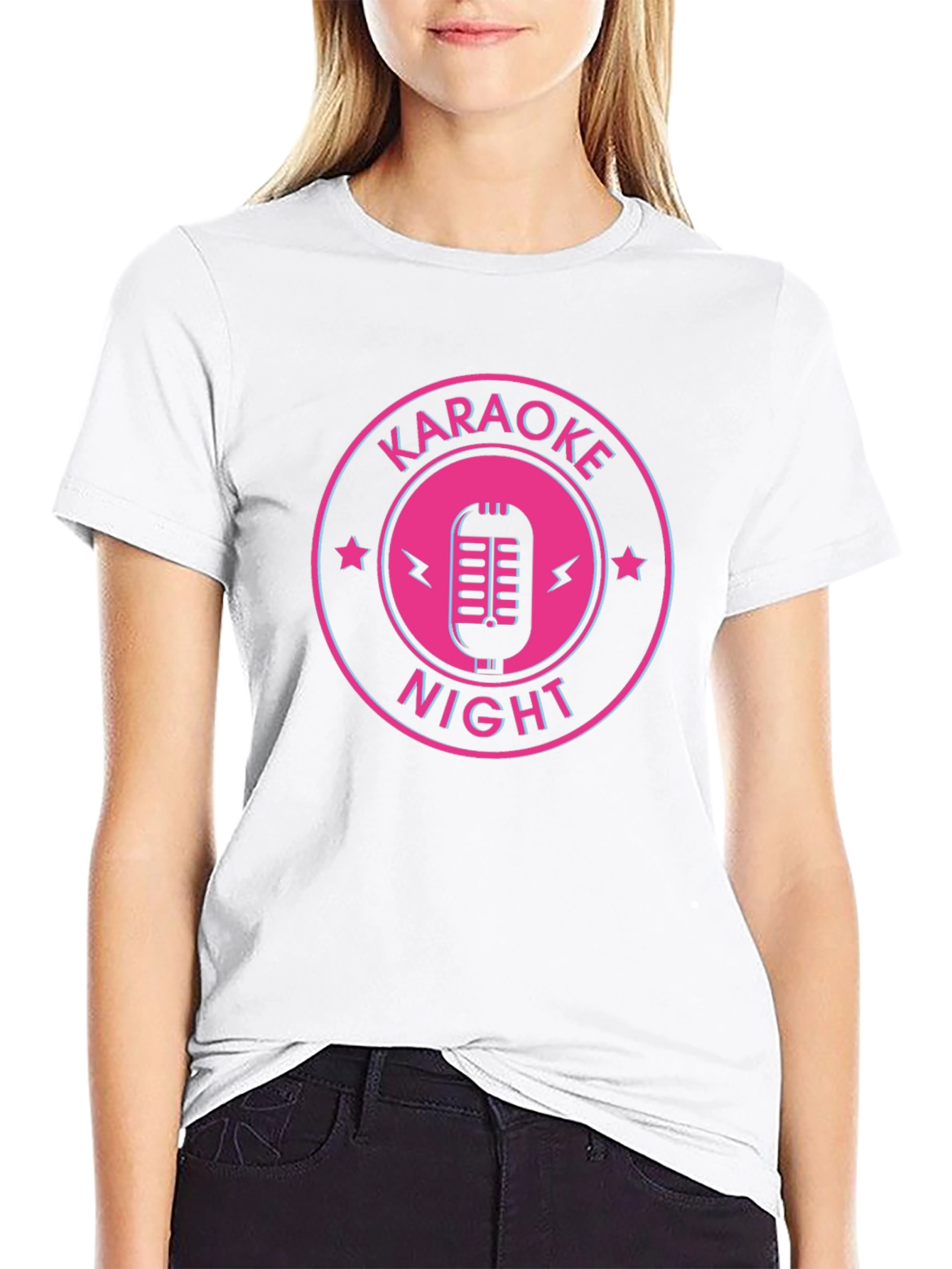 Karaoke Night Black T-Shirt - 9