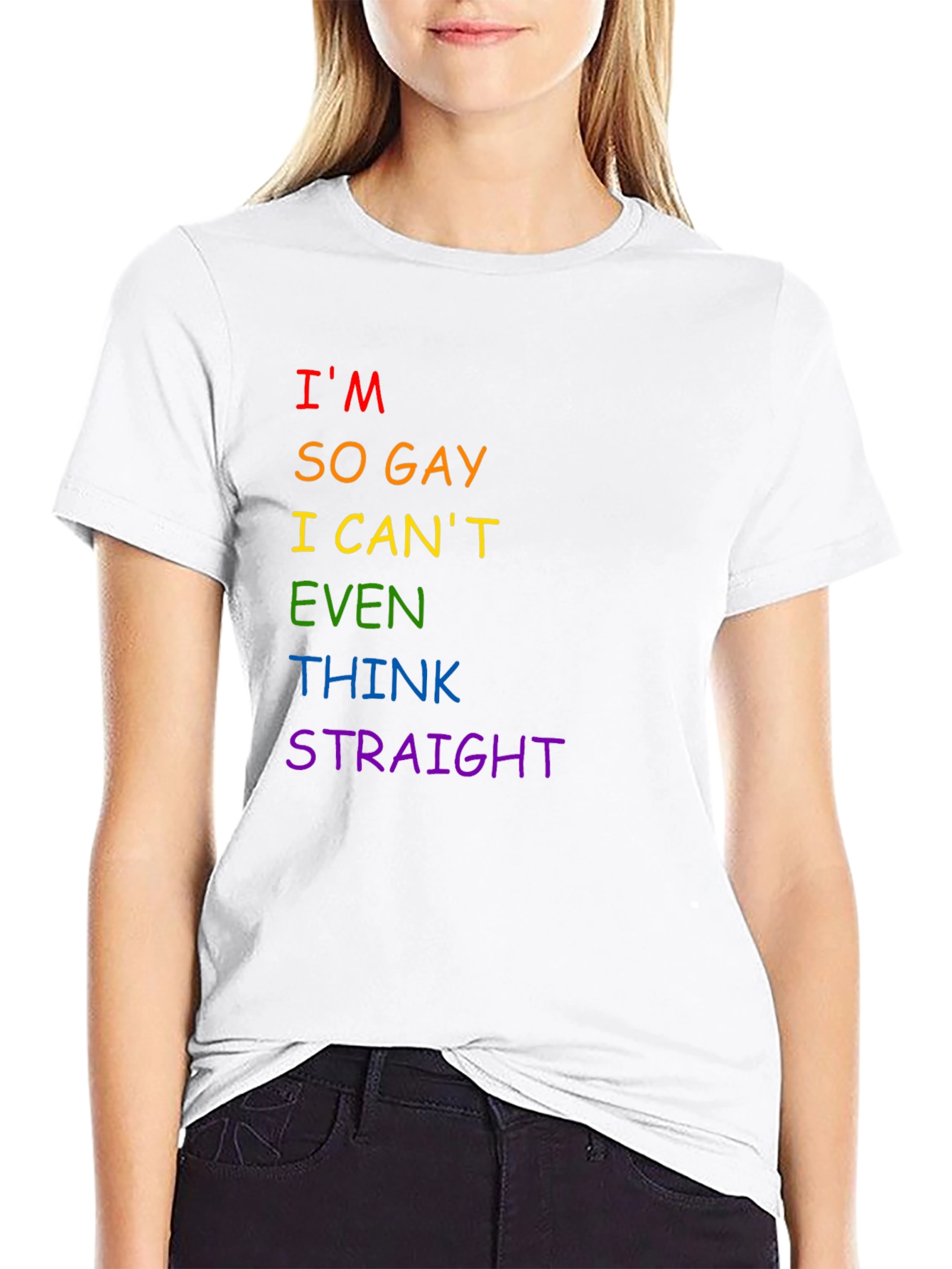 Black I'm So Gay T-Shirt - LGBTQ+ Pride Tee view 9