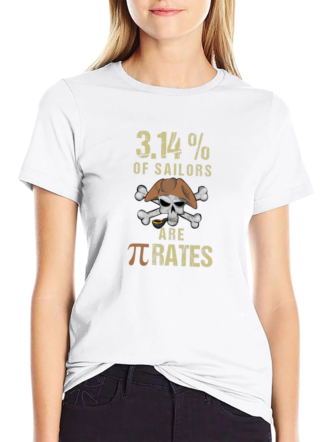 Black Pi Rates Pirate T-Shirt - Math Pun view 9