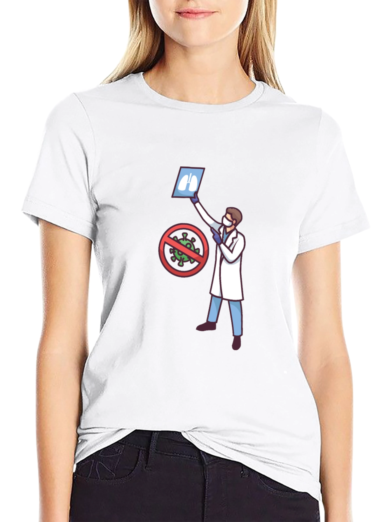 Doctor Graphic T-Shirt - Protect Lungs - 9