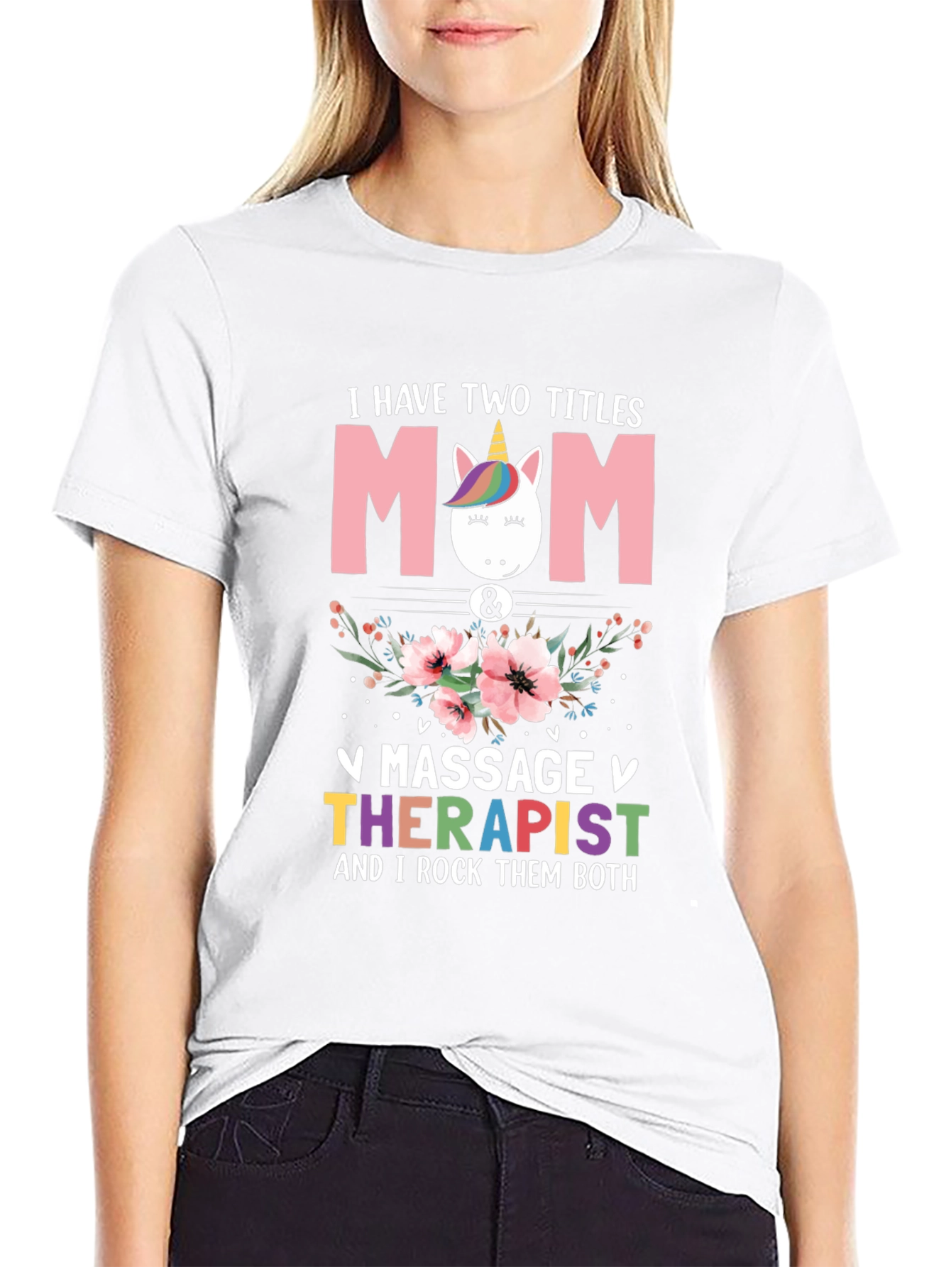 Mom & Massage Therapist T-Shirt - 9