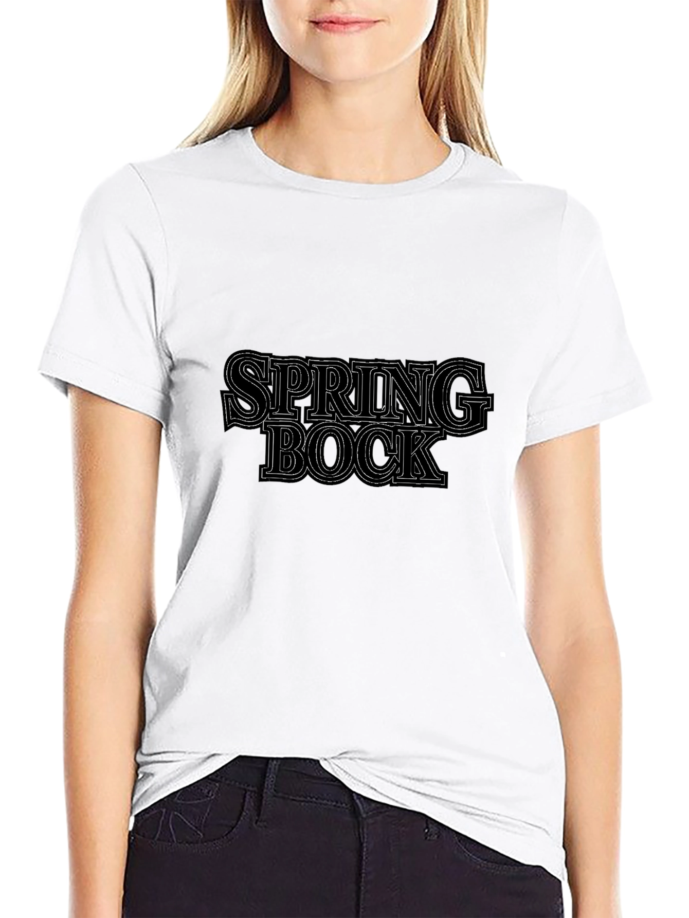 Black Spring Bock Graphic T-Shirt - Retro Style view 9