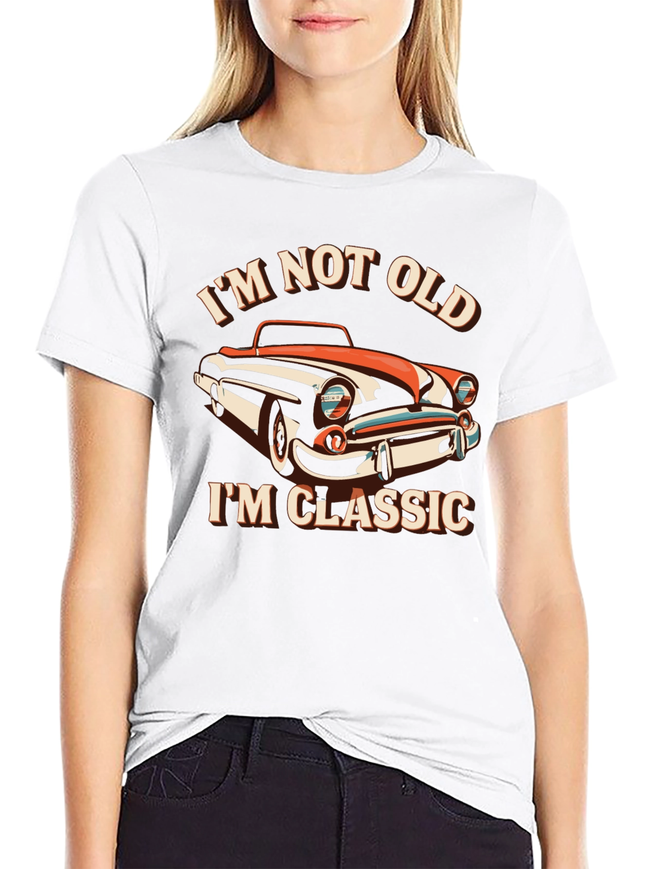 Black I'm Not Old, I'm Classic Car T-Shirt view 9