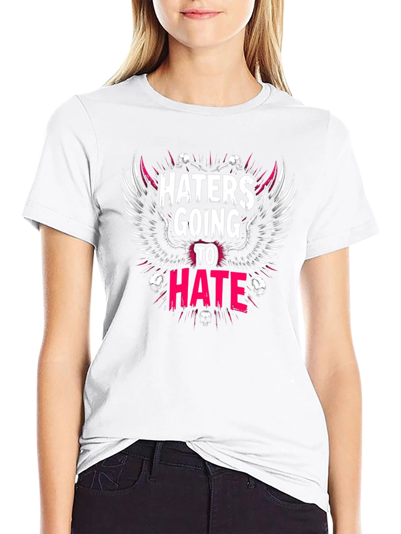 Black Haters Going to Hate Graphic T-Shirt view 9