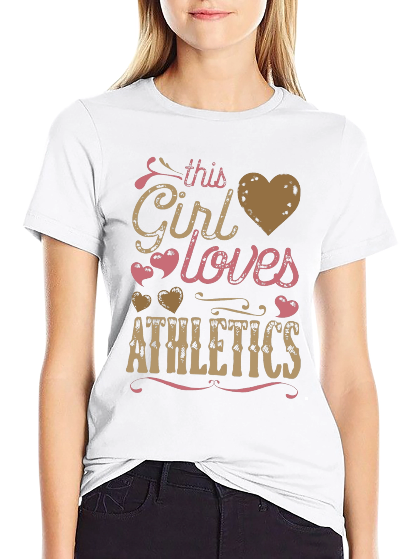 Black Athletics Girl's Love Graphic Tee view 9