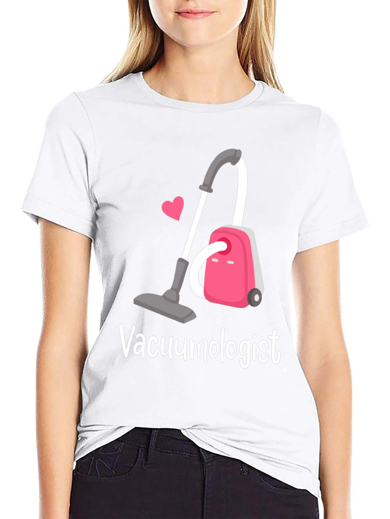 Black Vacuumologist T-Shirt - Cleaning Humor Tee view 9