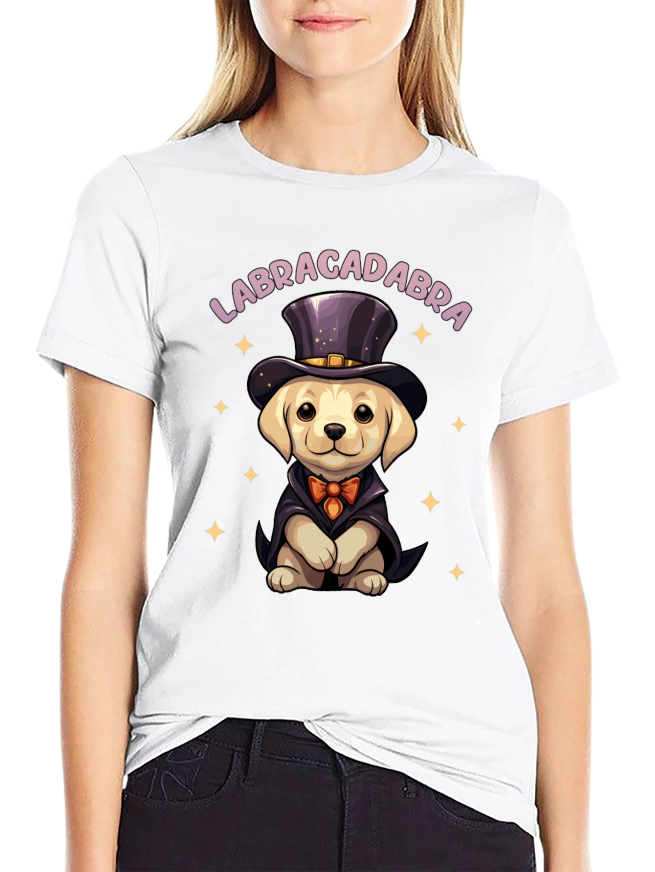 Black Labracadabra Dog T-Shirt view 9