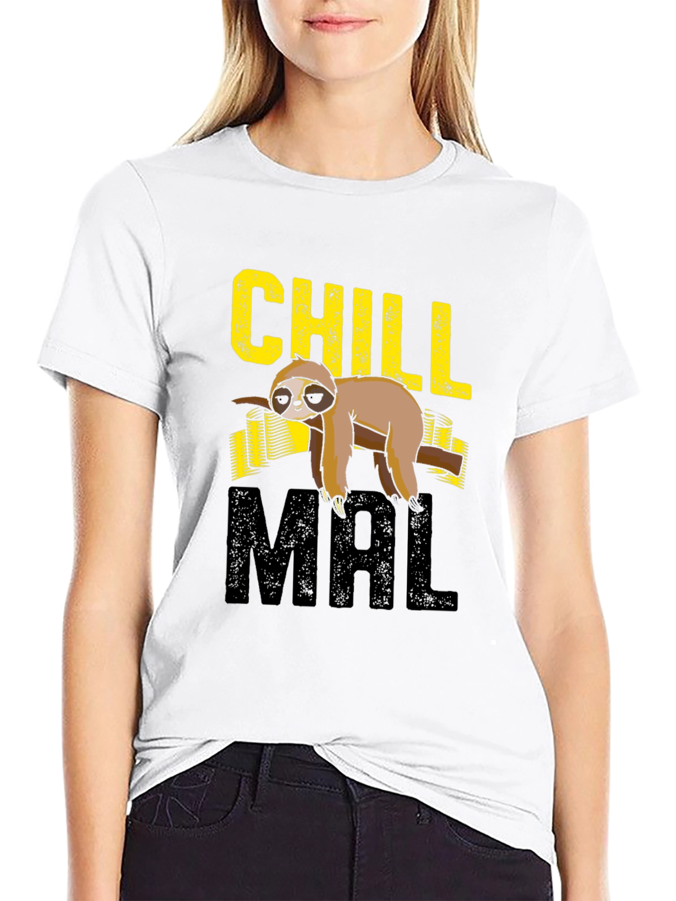 Chill Mal Sloth Graphic T-Shirt - 9