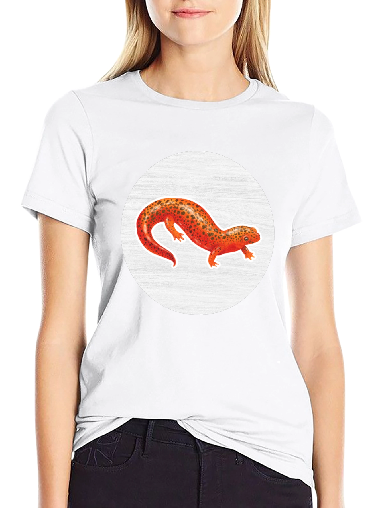 Black Salamander Graphic T-Shirt - Unique Design view 9