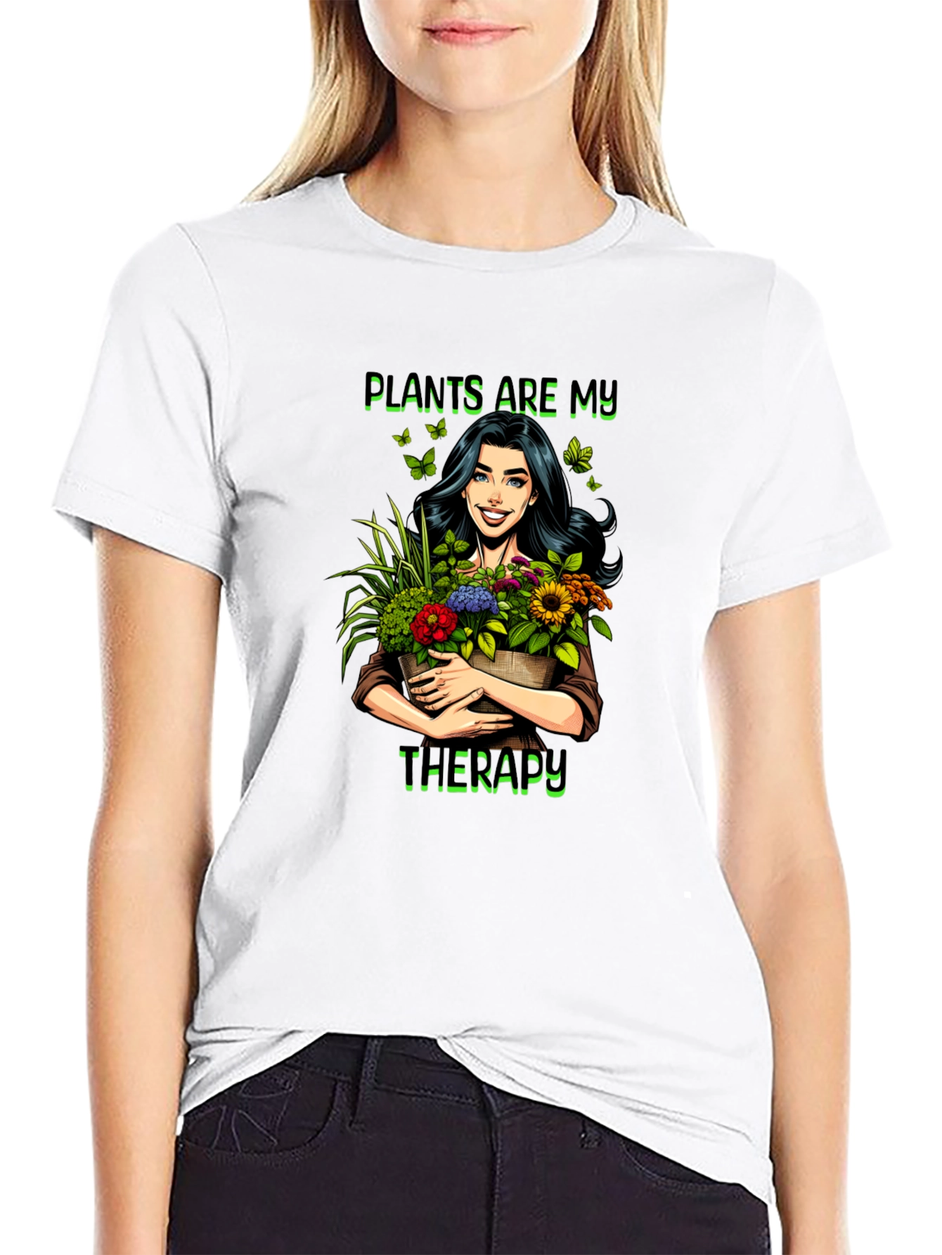Plants Are My Therapy T-Shirt - 9