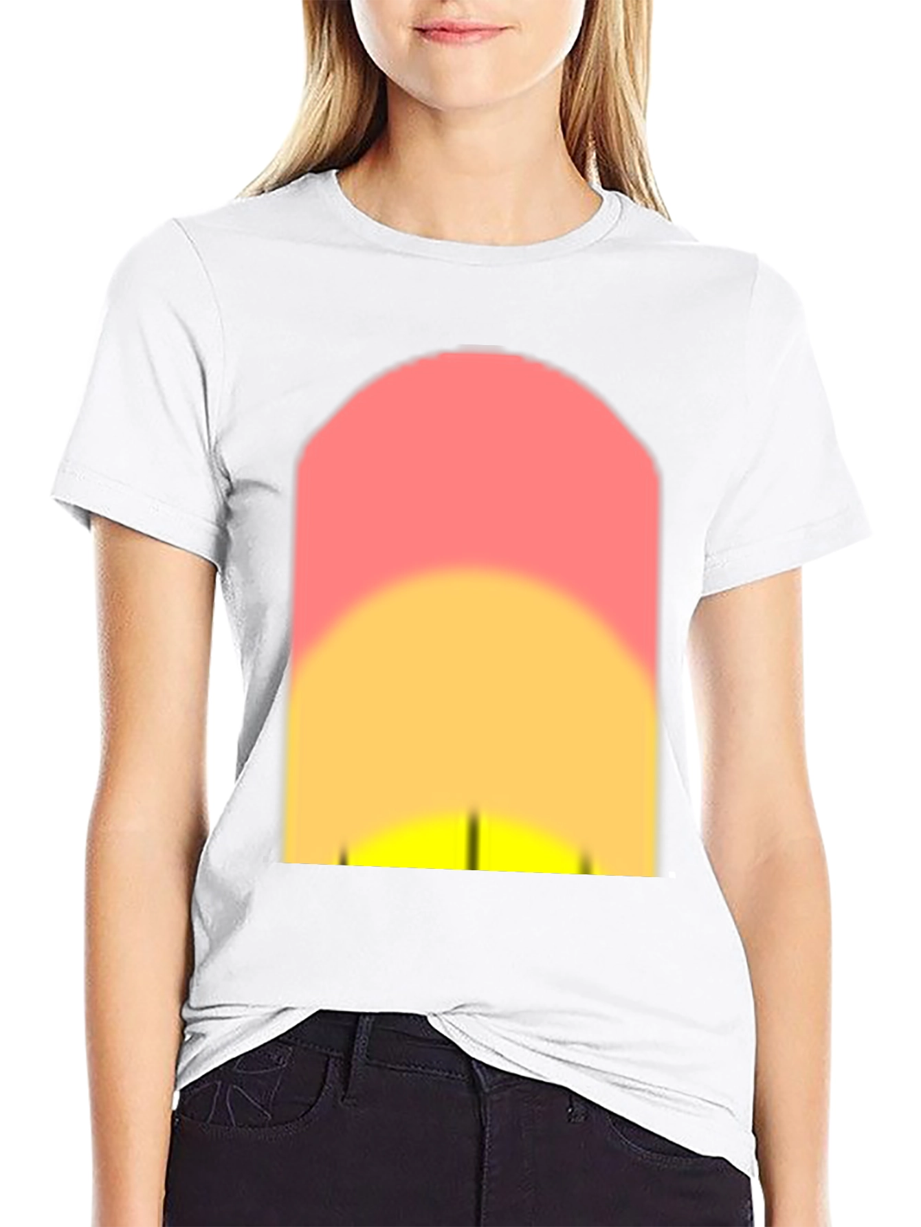 Black Sunset Graphic Black T-Shirt view 9