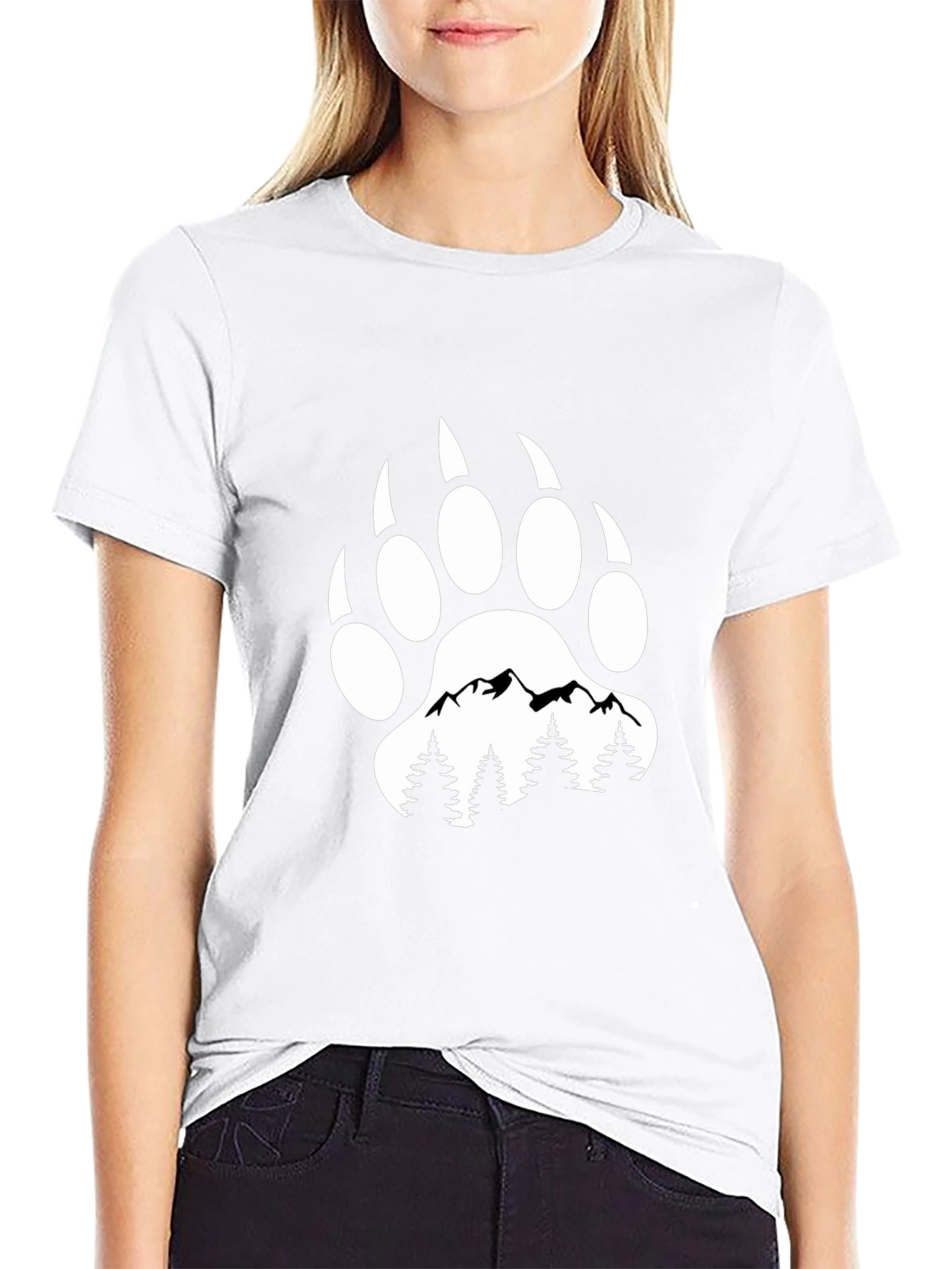Black Bear Paw Mountain Graphic Tee view 9