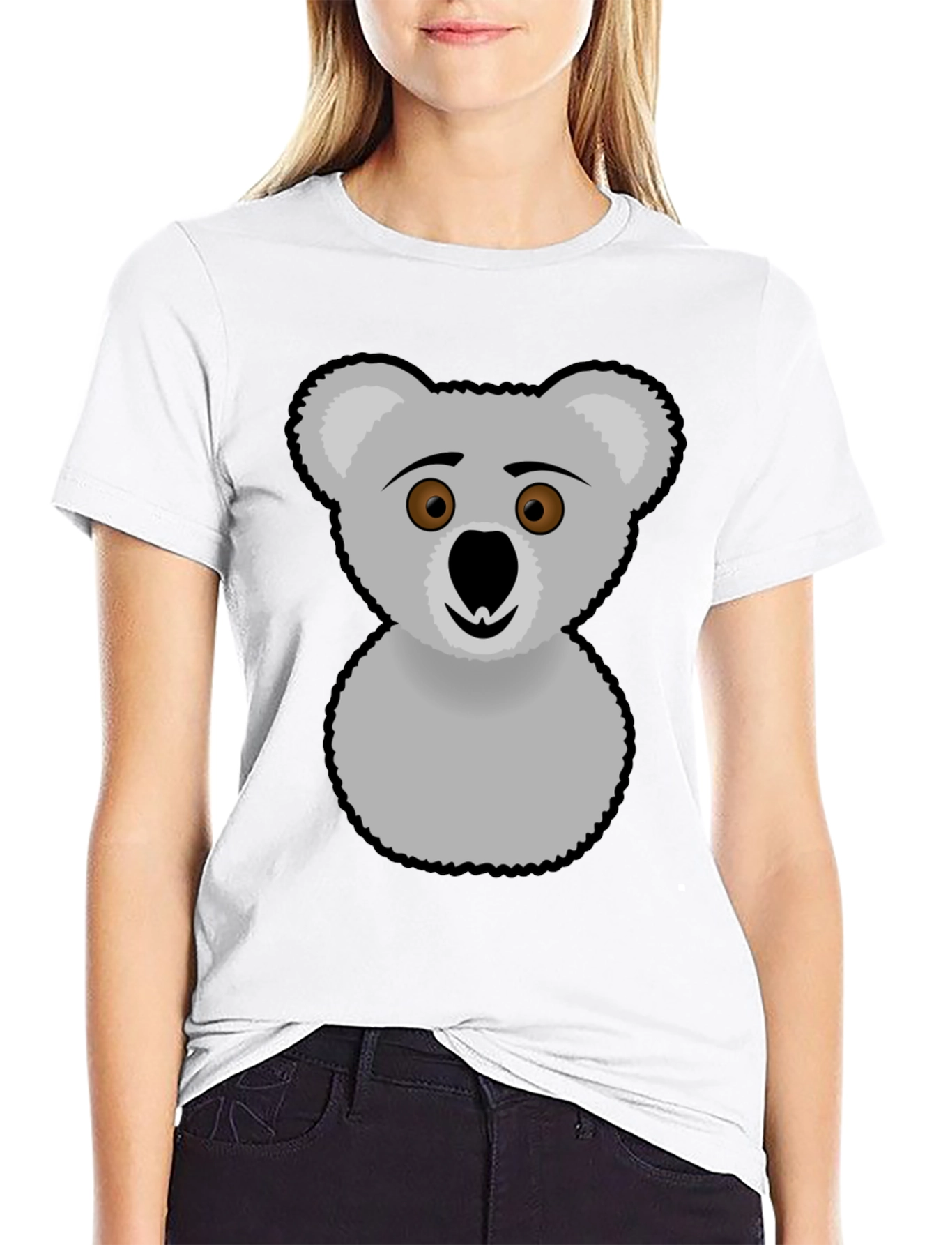 Black Koala Graphic Tee - Soft & Stylish view 9