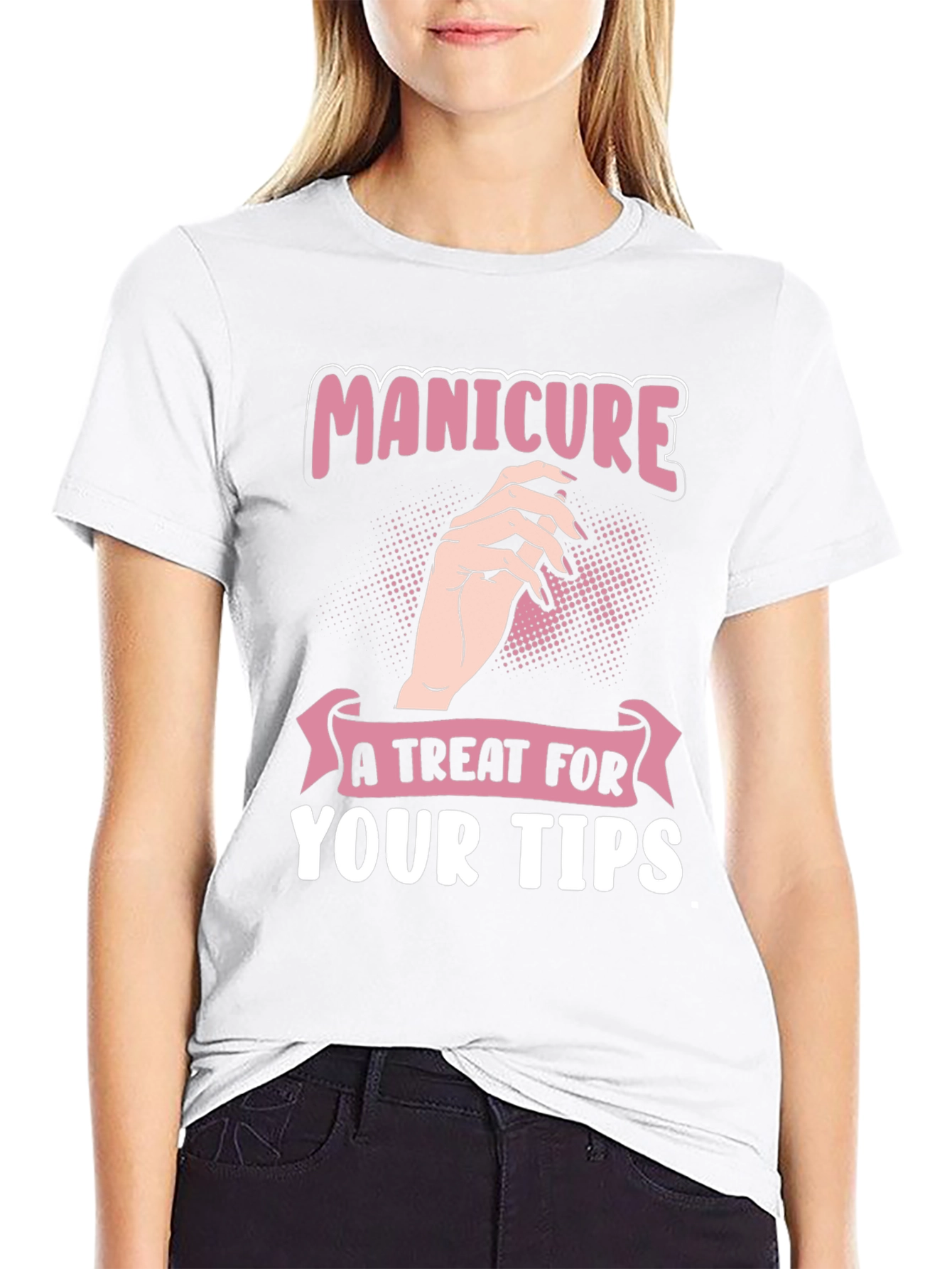 Black Manicure Treat T-Shirt view 9