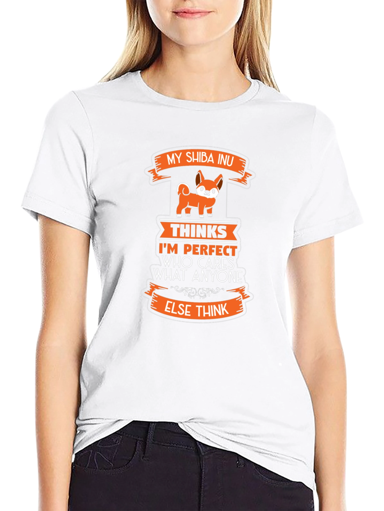 Black Shiba Inu Perfect T-Shirt view 9