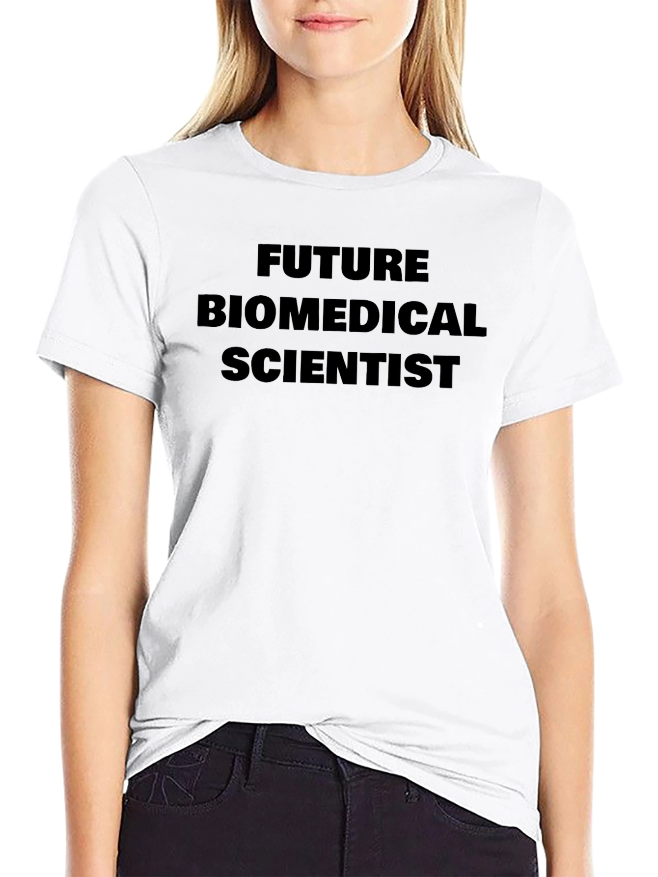 Black Future Biomedical Scientist T-Shirt view 9