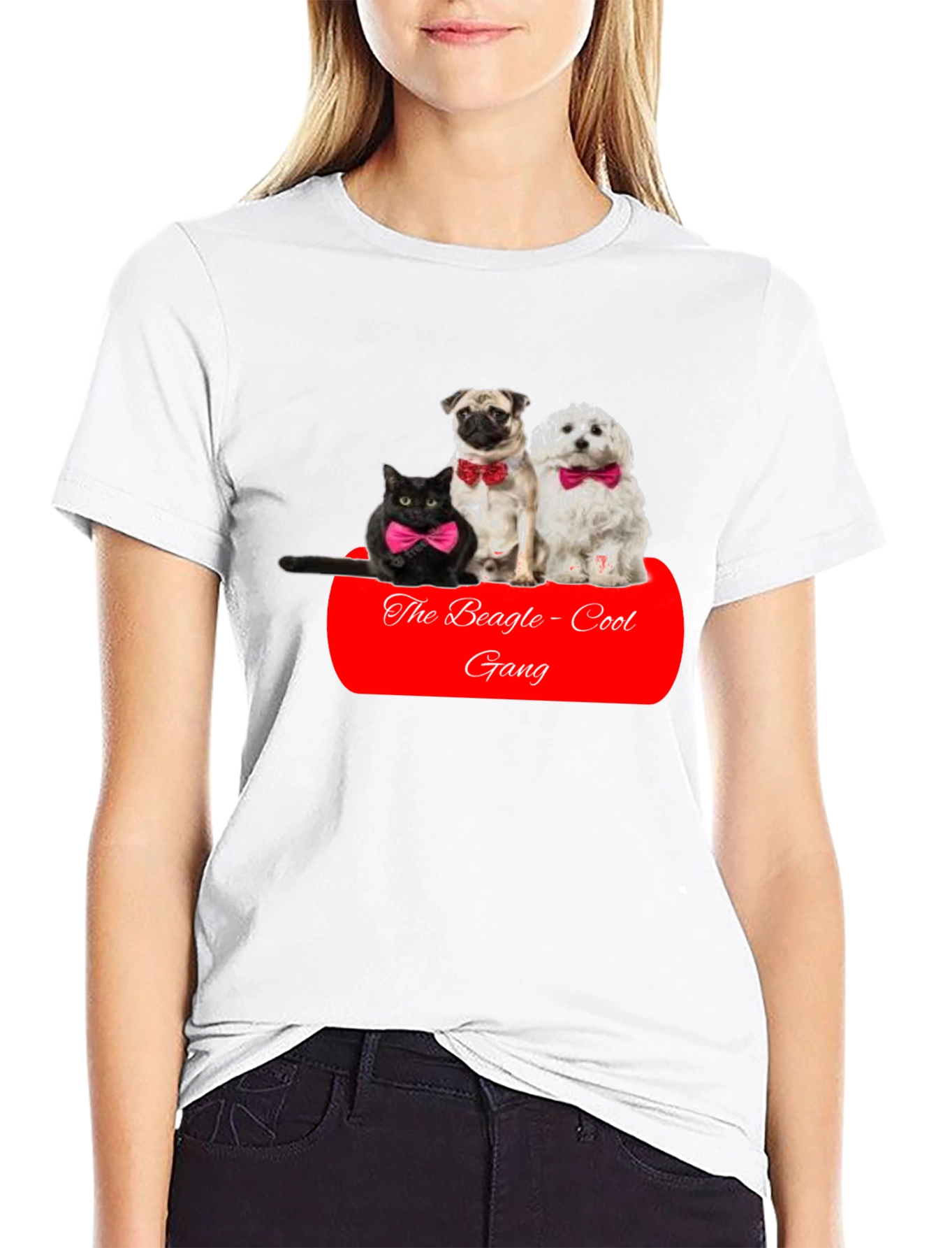 Black The Beagle-Cool Gang T-Shirt view 9
