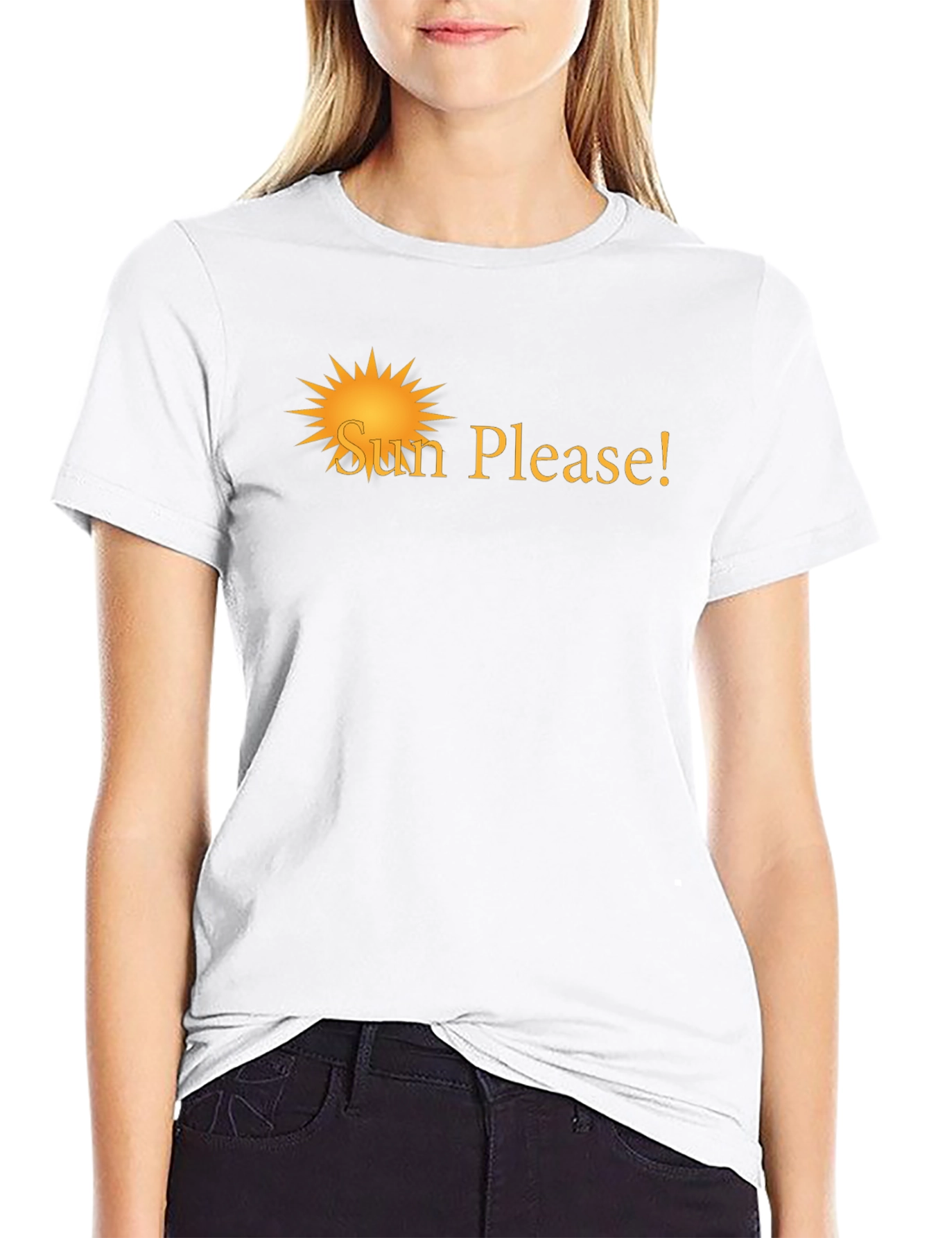 Black Sun Please! Graphic Tee - Soft & Stylish view 9