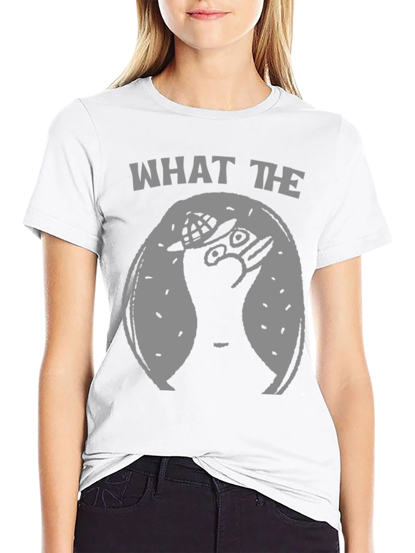 Black What The Meme T-Shirt - Funny Graphic Tee view 9