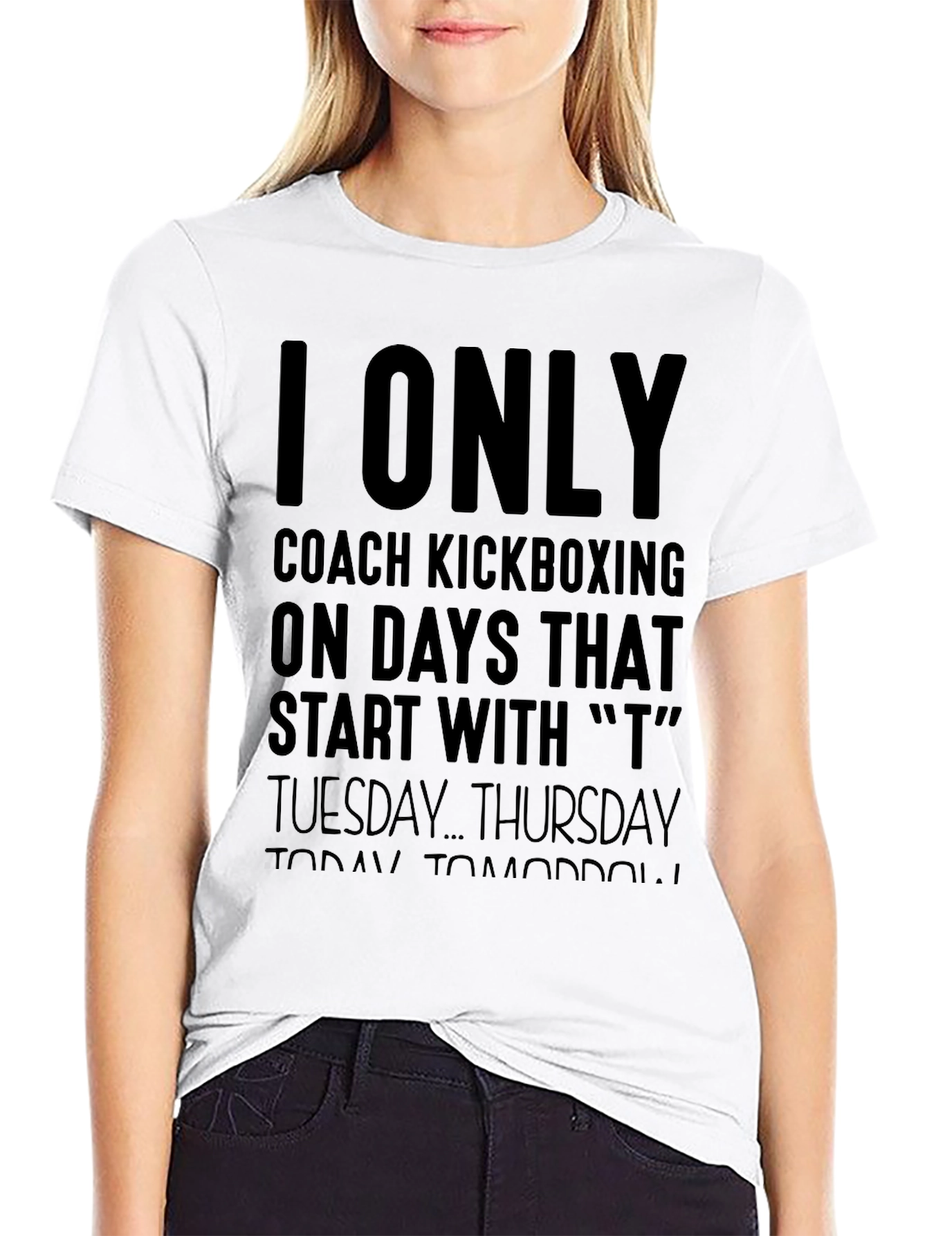 Black I Only Coach Kickboxing T-Shirt view 9