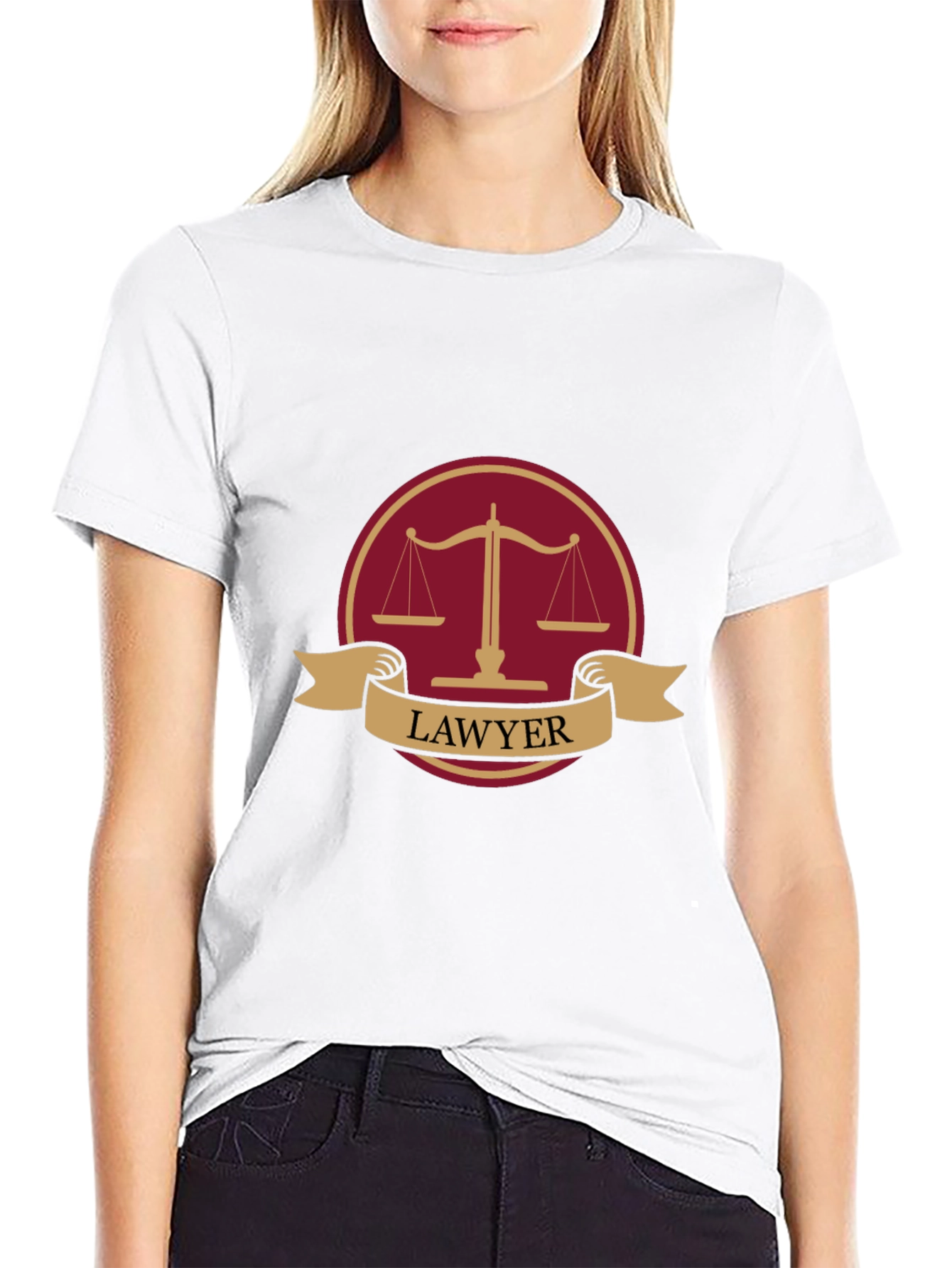Lawyer Scales of Justice T-Shirt - Attorney Gift - 9