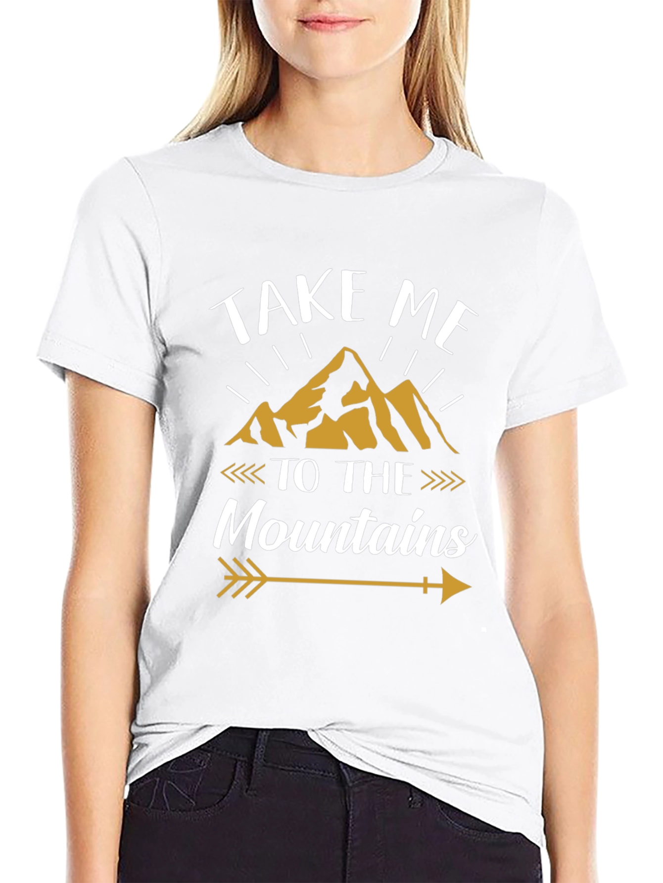Black Take Me To The Mountains Graphic T-Shirt view 9