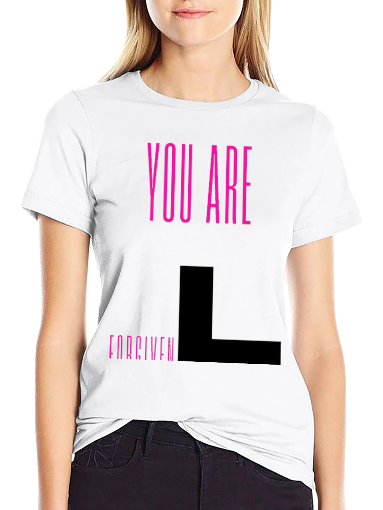 Black Forgiven Graphic T-Shirt view 9