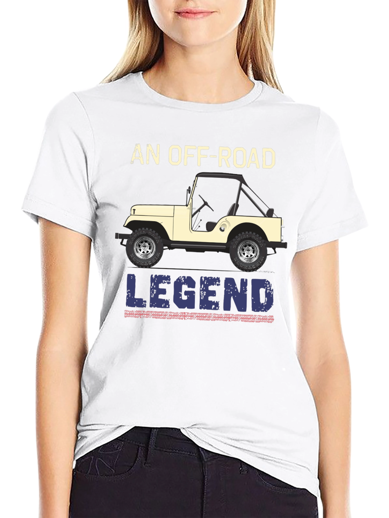 Black Off-Road Legend Graphic Tee view 9