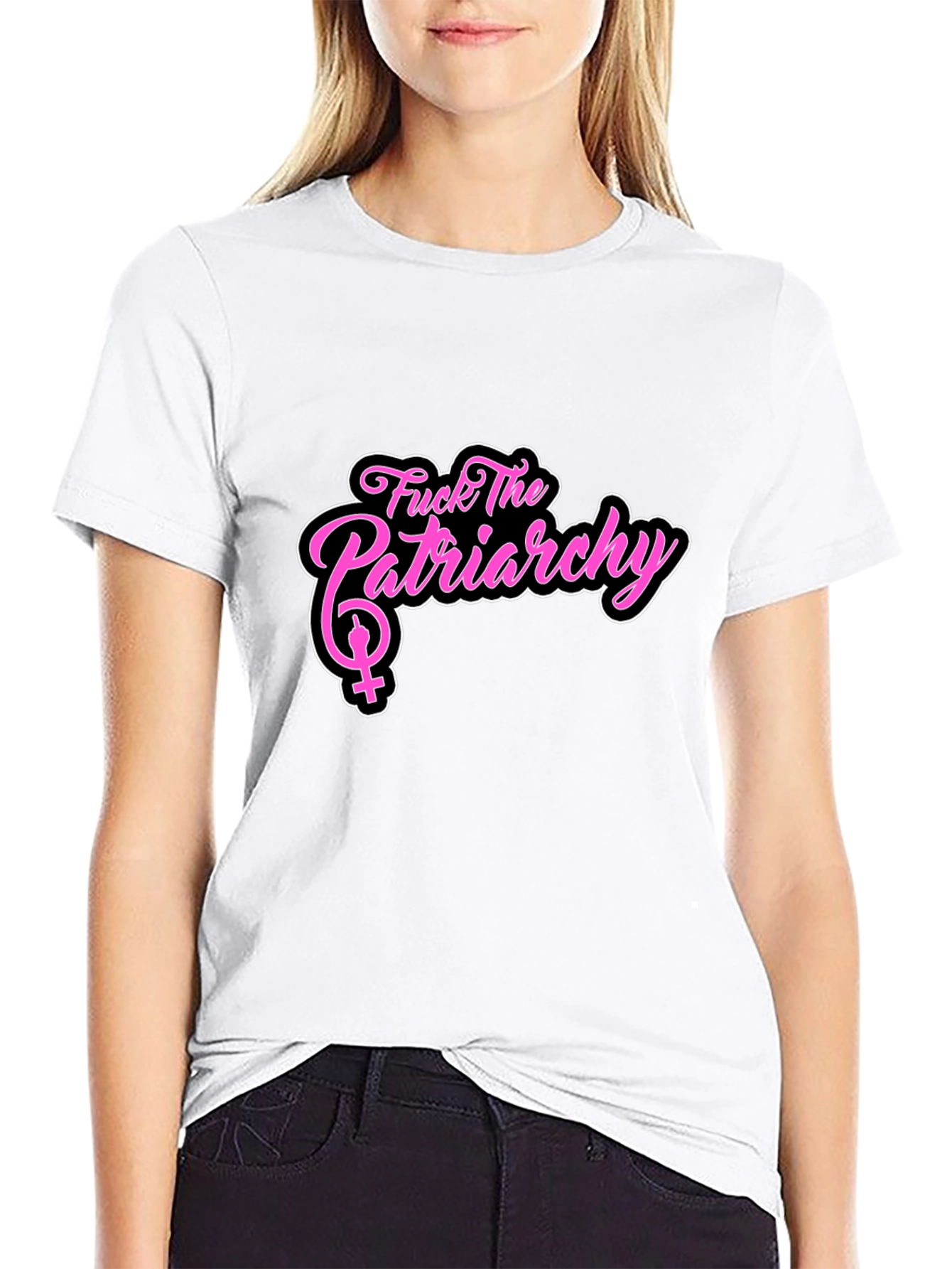 Black Feminist Statement T-Shirt - Fuck The Patriarchy Tee view 9