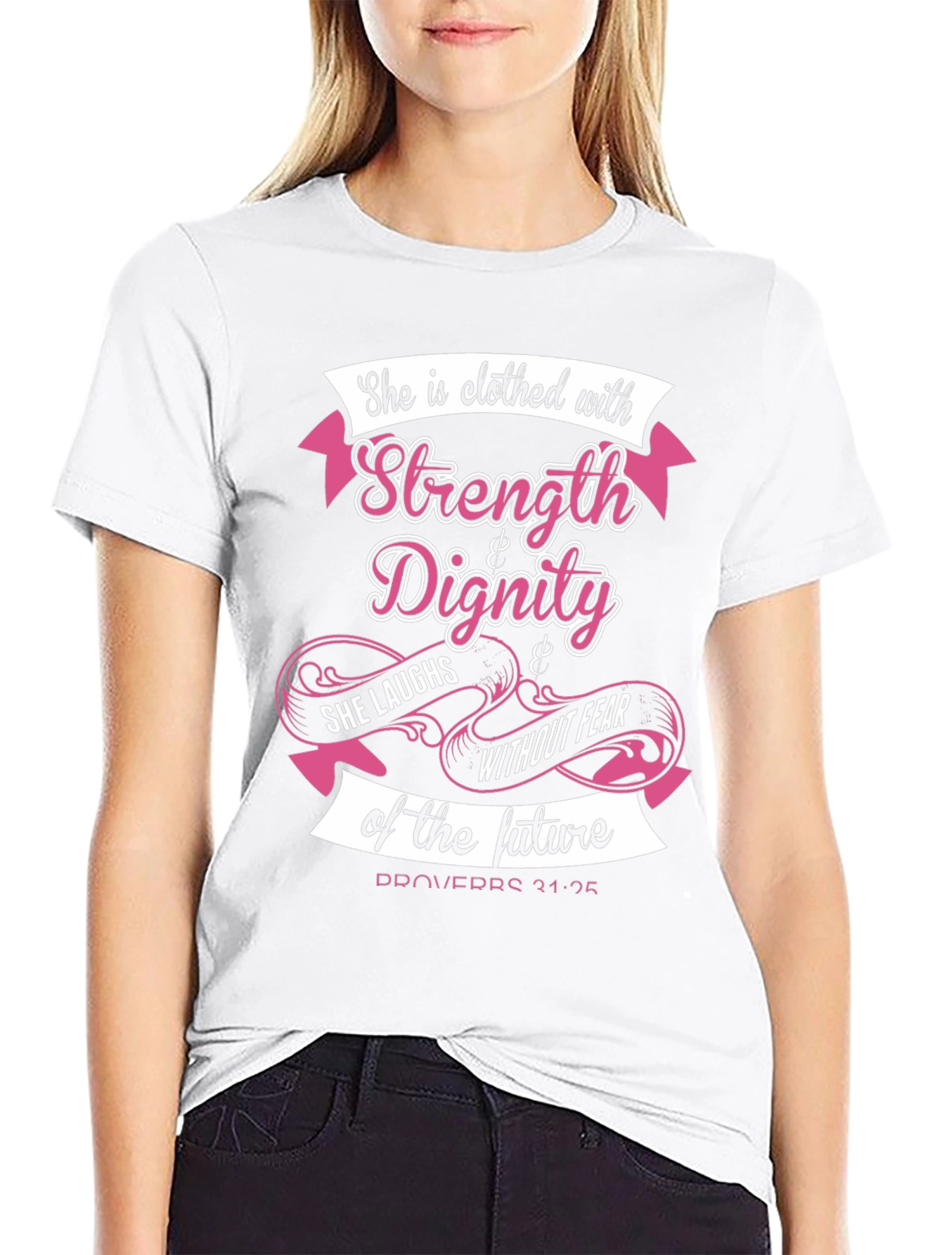Strength & Dignity Graphic T-Shirt - 9