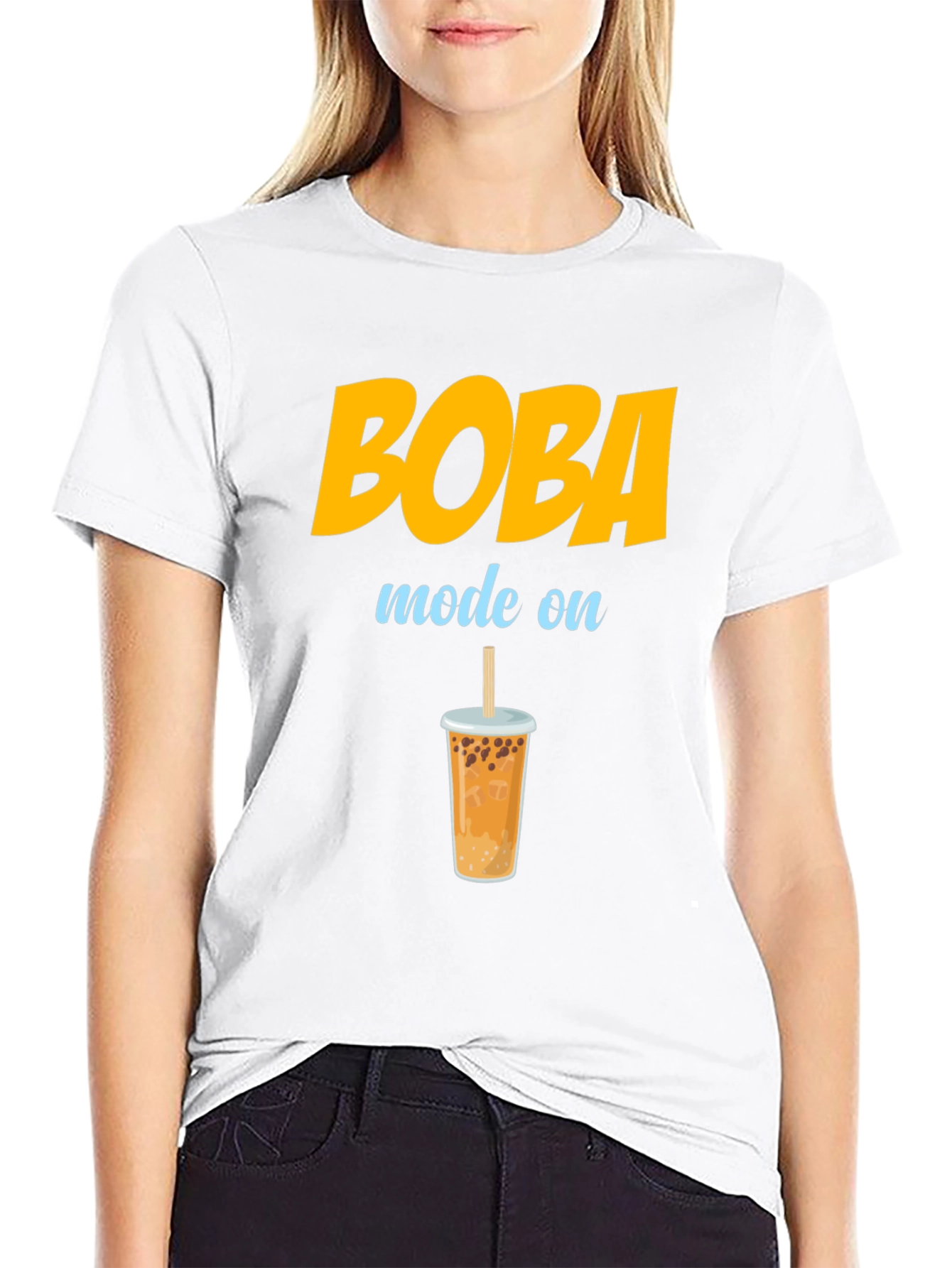 Black Boba Mode On T-Shirt view 9