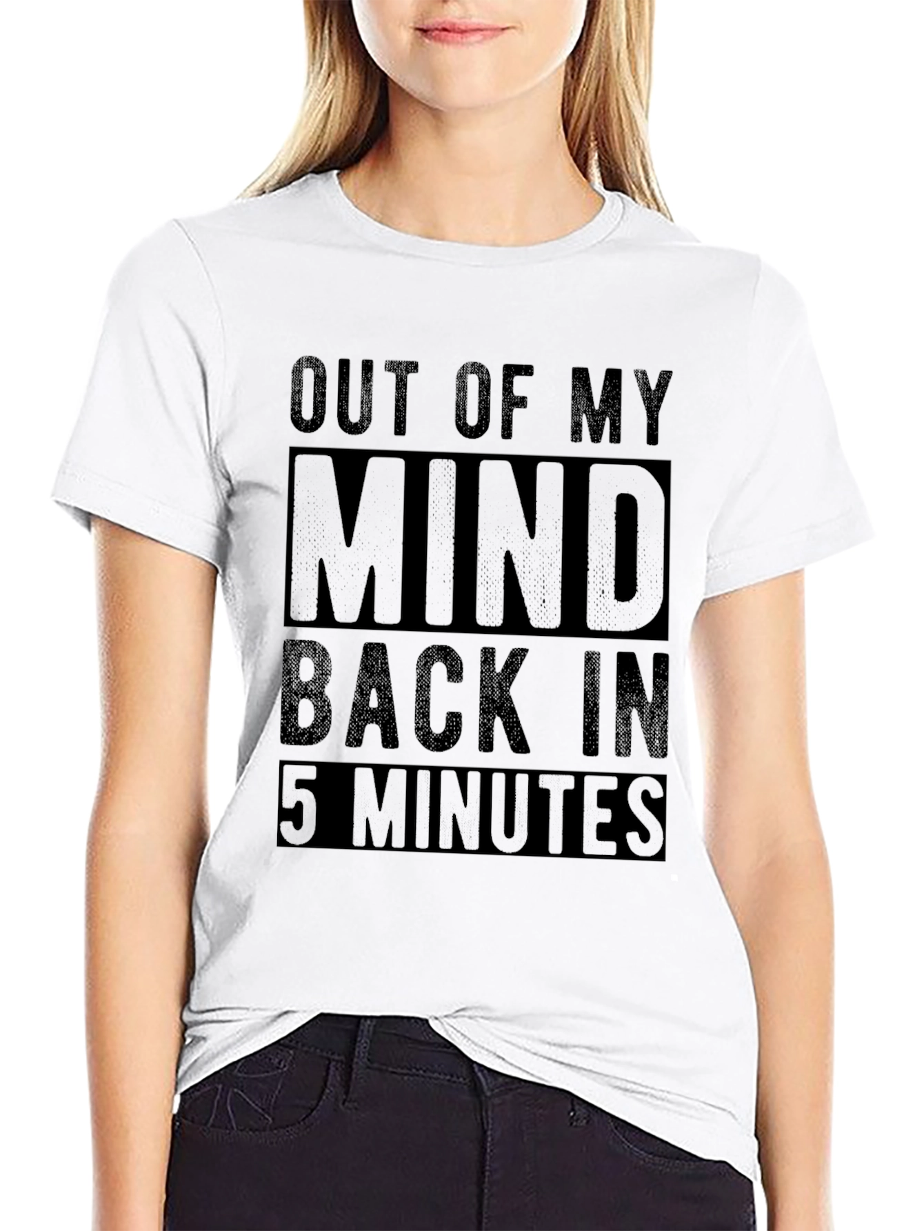 Black Out Of My Mind Back In 5 Minutes T-Shirt view 9