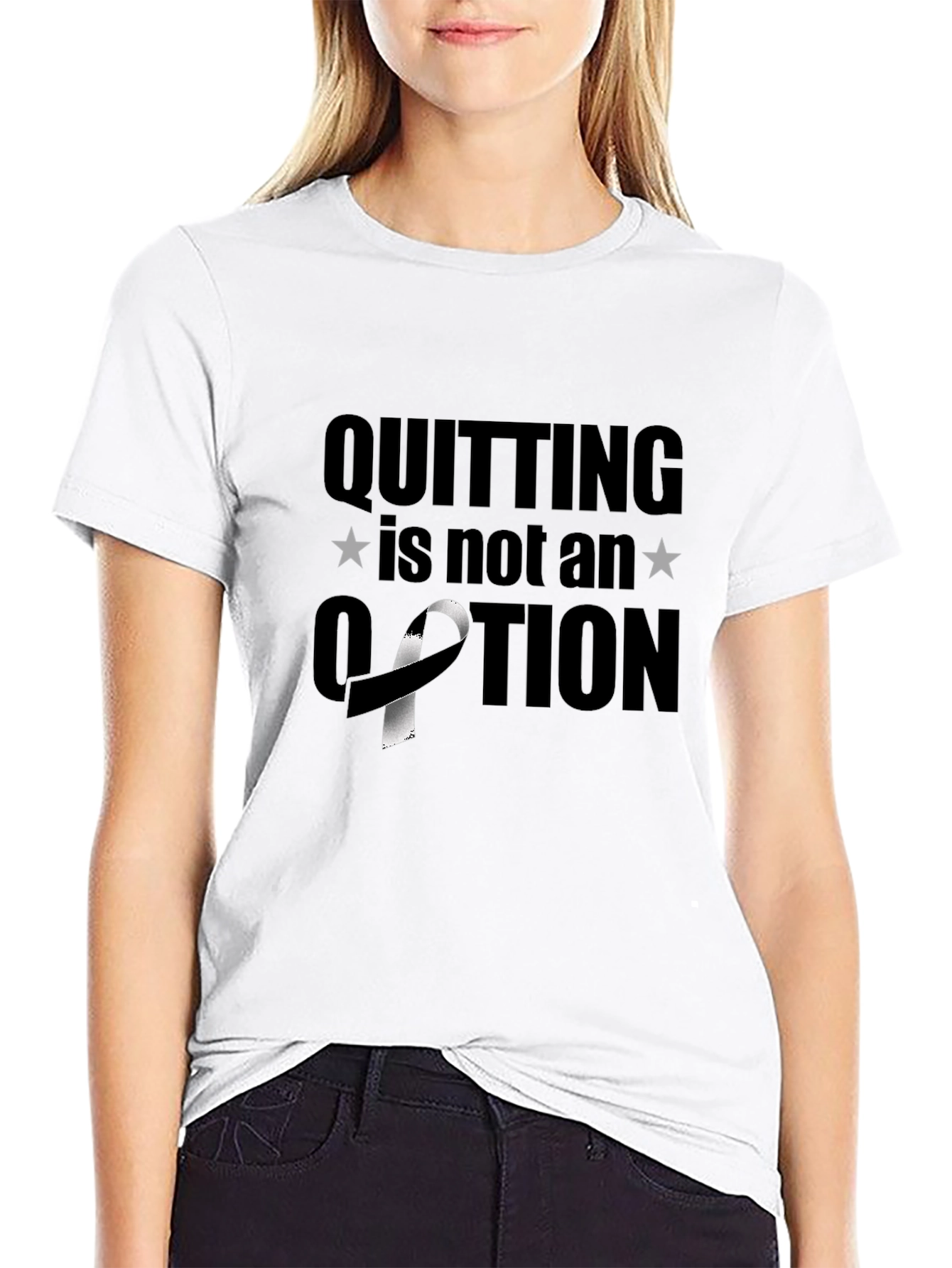 Black Quitting is Not an Option T-Shirt view 9