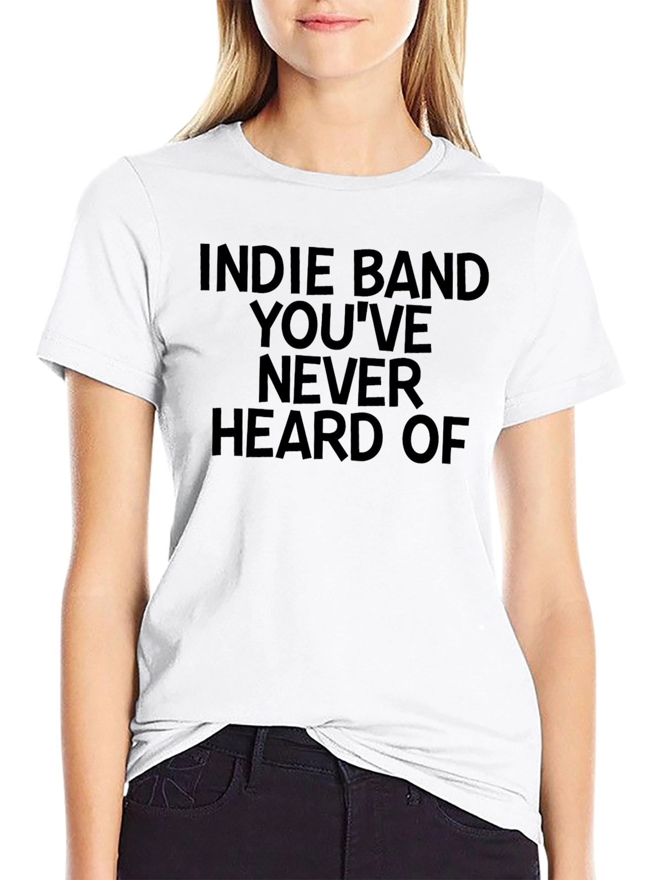 Black Indie Band T-Shirt - You've Never Heard Of view 9