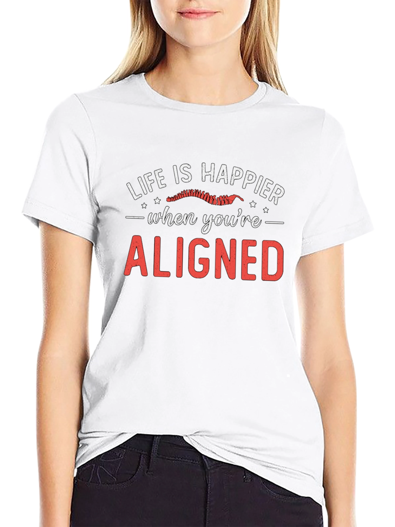 Black Life is Happier Aligned Graphic T-Shirt view 9